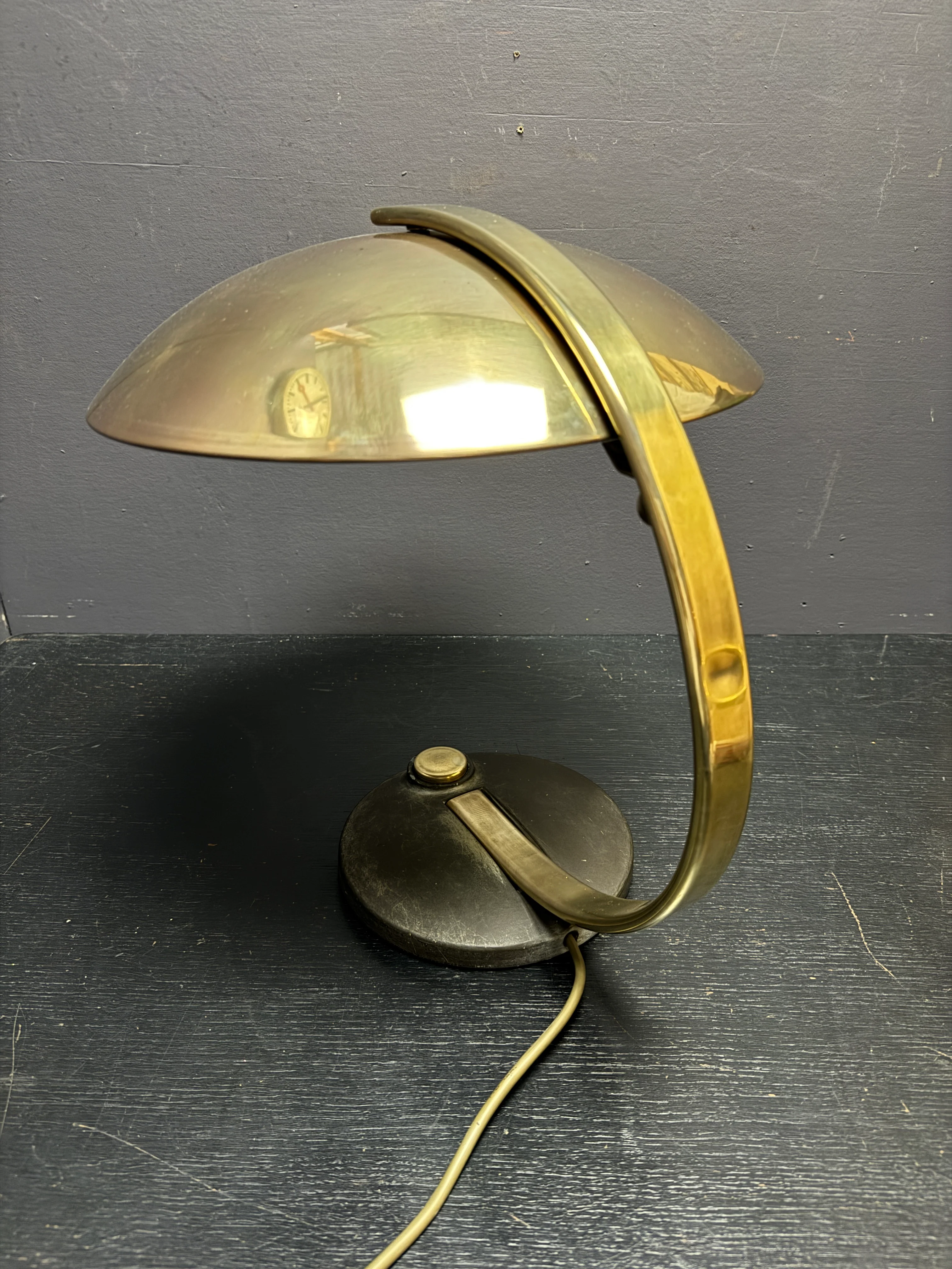 1960s Large Table Lamp By Heinz F W Stahl For Hillebrand Lighting - Image 5
