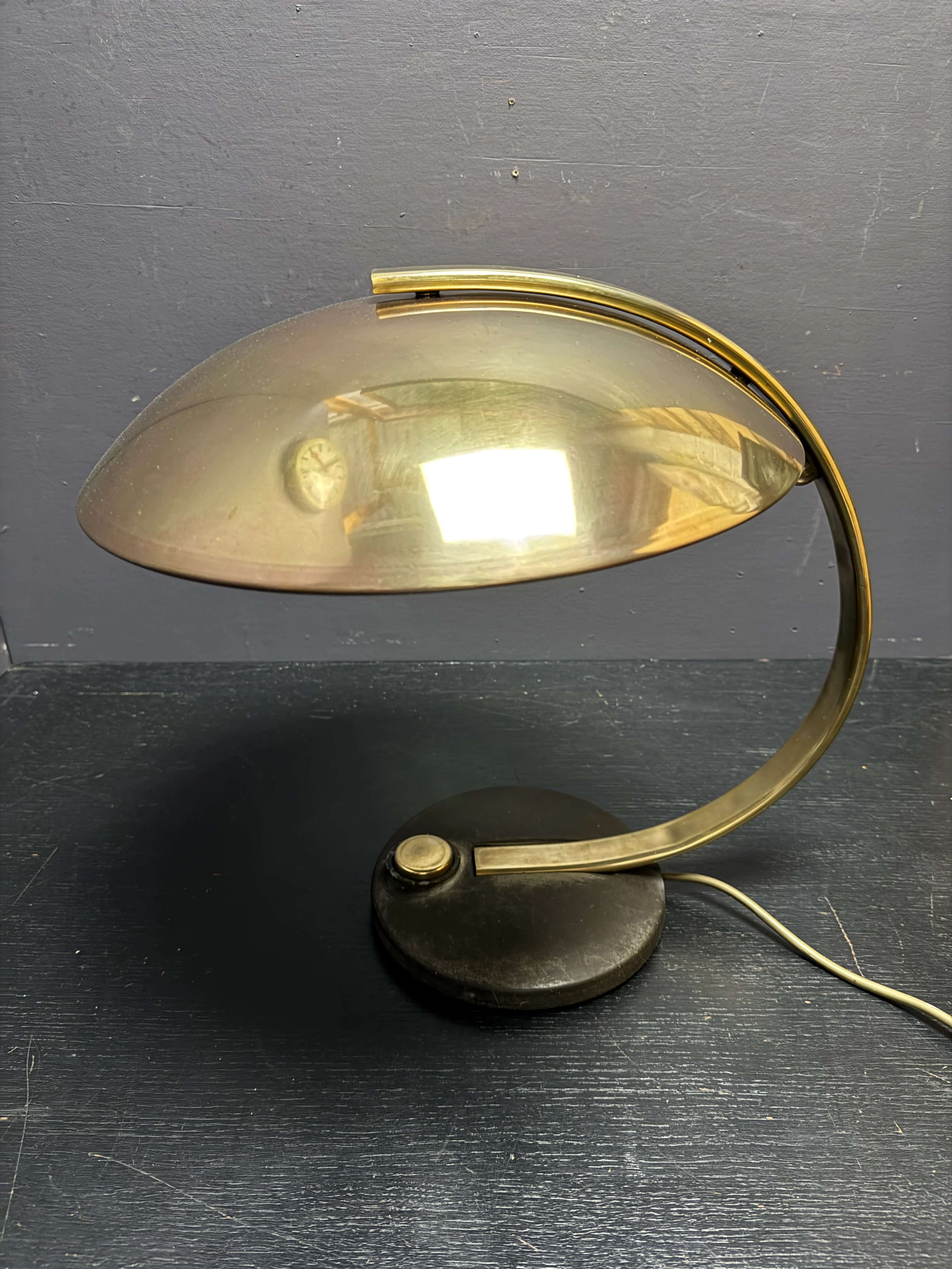 1960s Large Table Lamp By Heinz F W Stahl For Hillebrand Lighting - Image 7