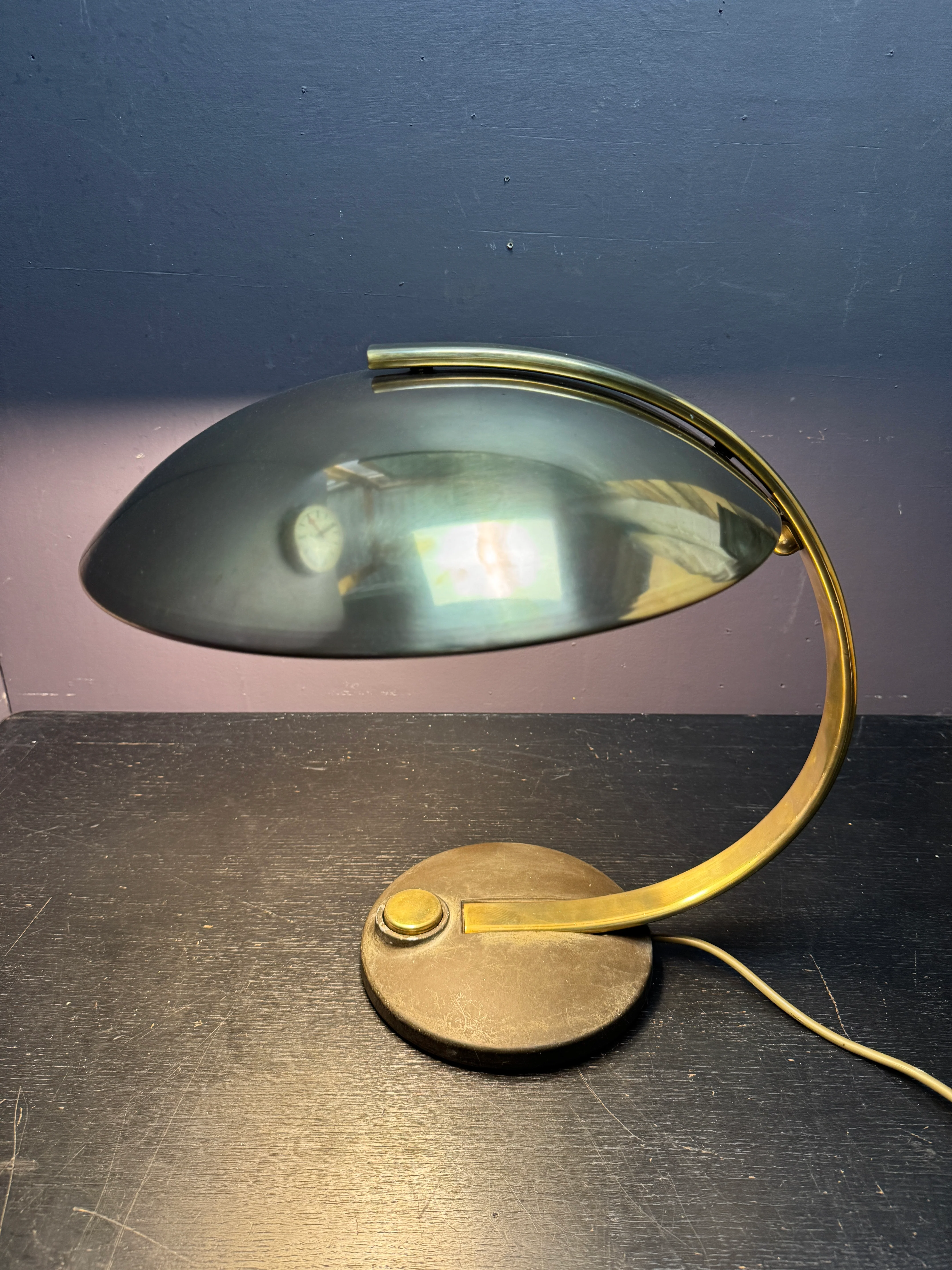 1960s Large Table Lamp By Heinz F W Stahl For Hillebrand Lighting - Image 8