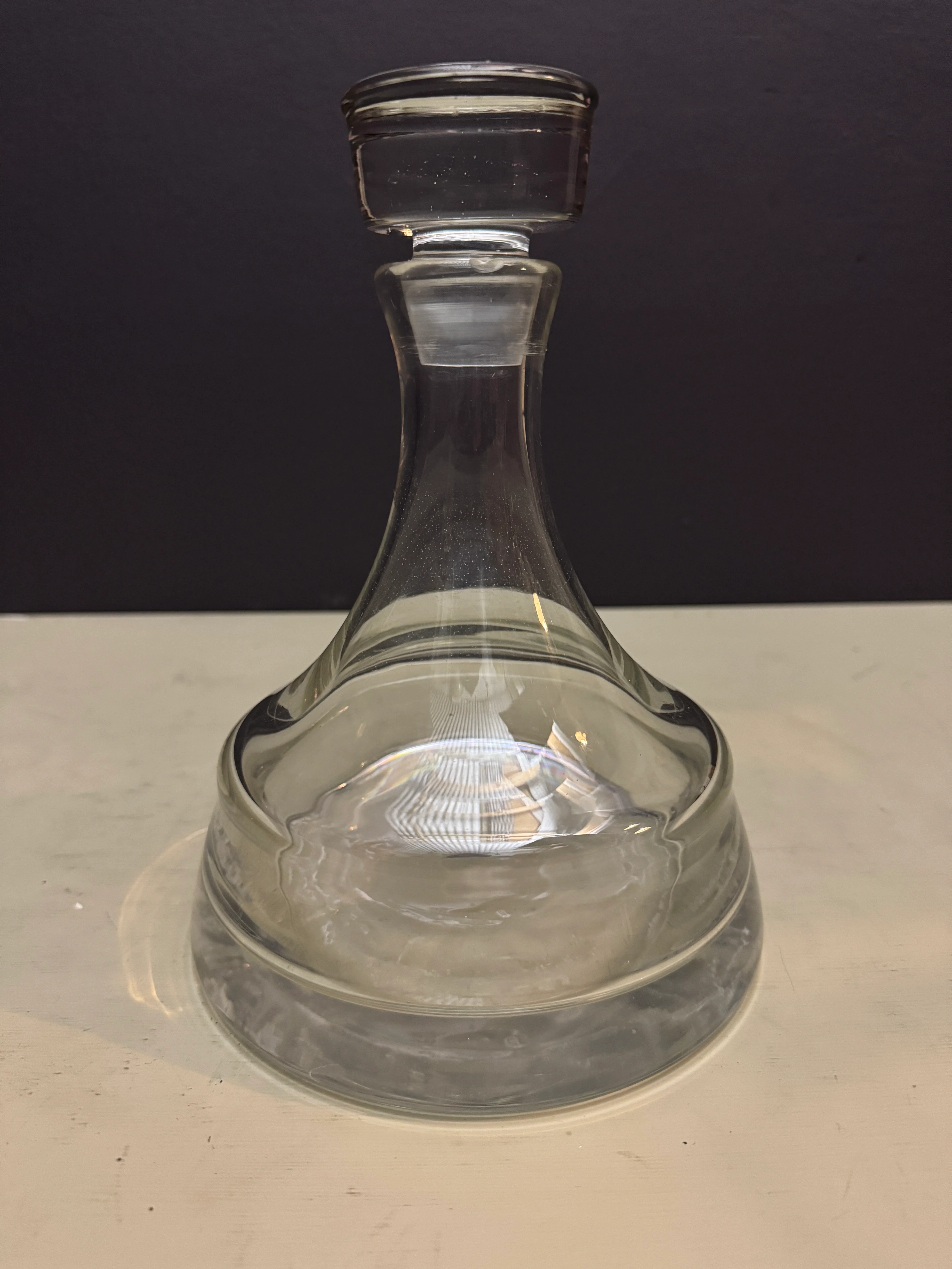 1970s / 80s Chunky Crystal Whiskey Decanter By Wedgewood - Image 2