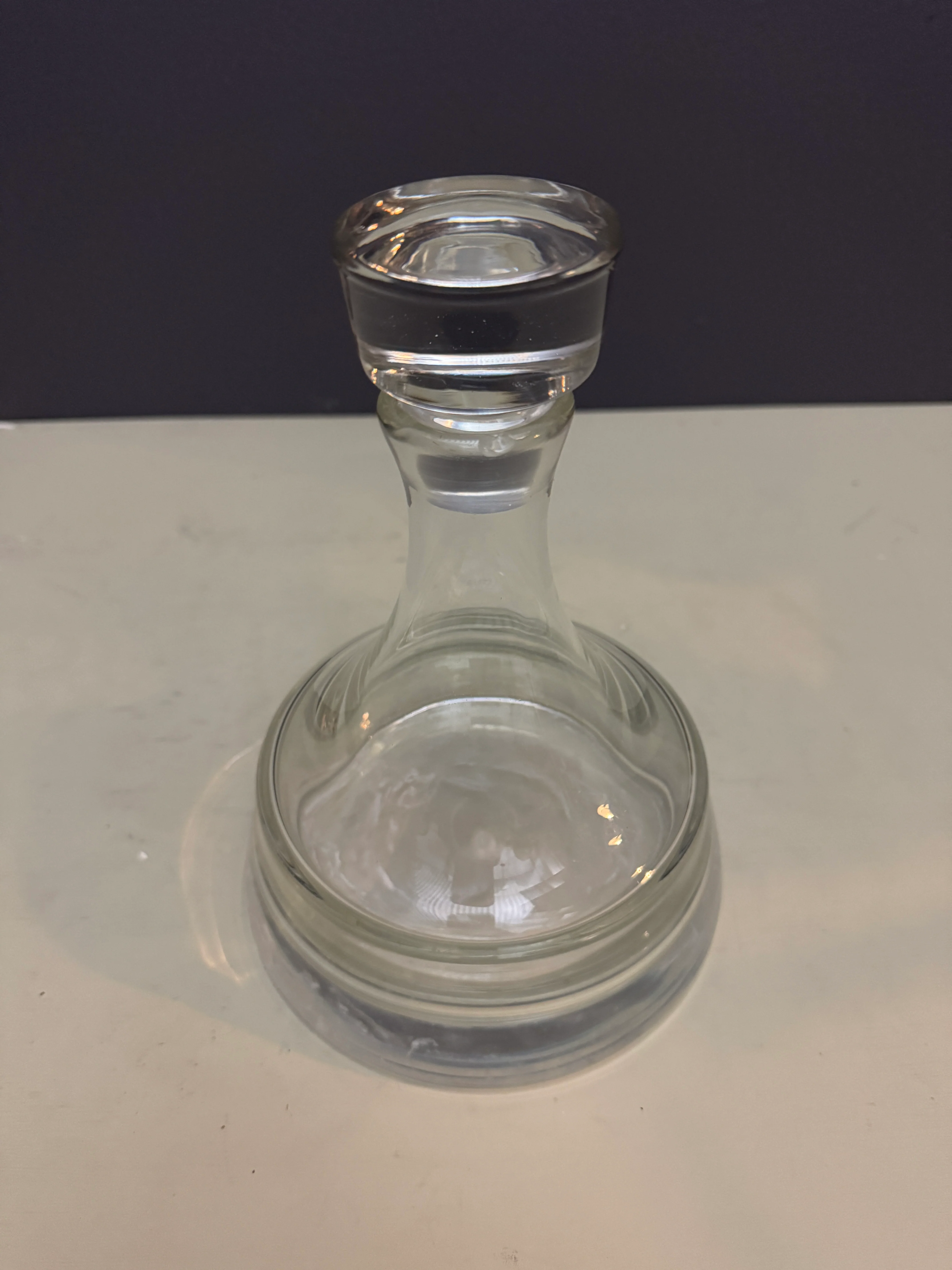 1970s / 80s Chunky Crystal Whiskey Decanter By Wedgewood - Image 3