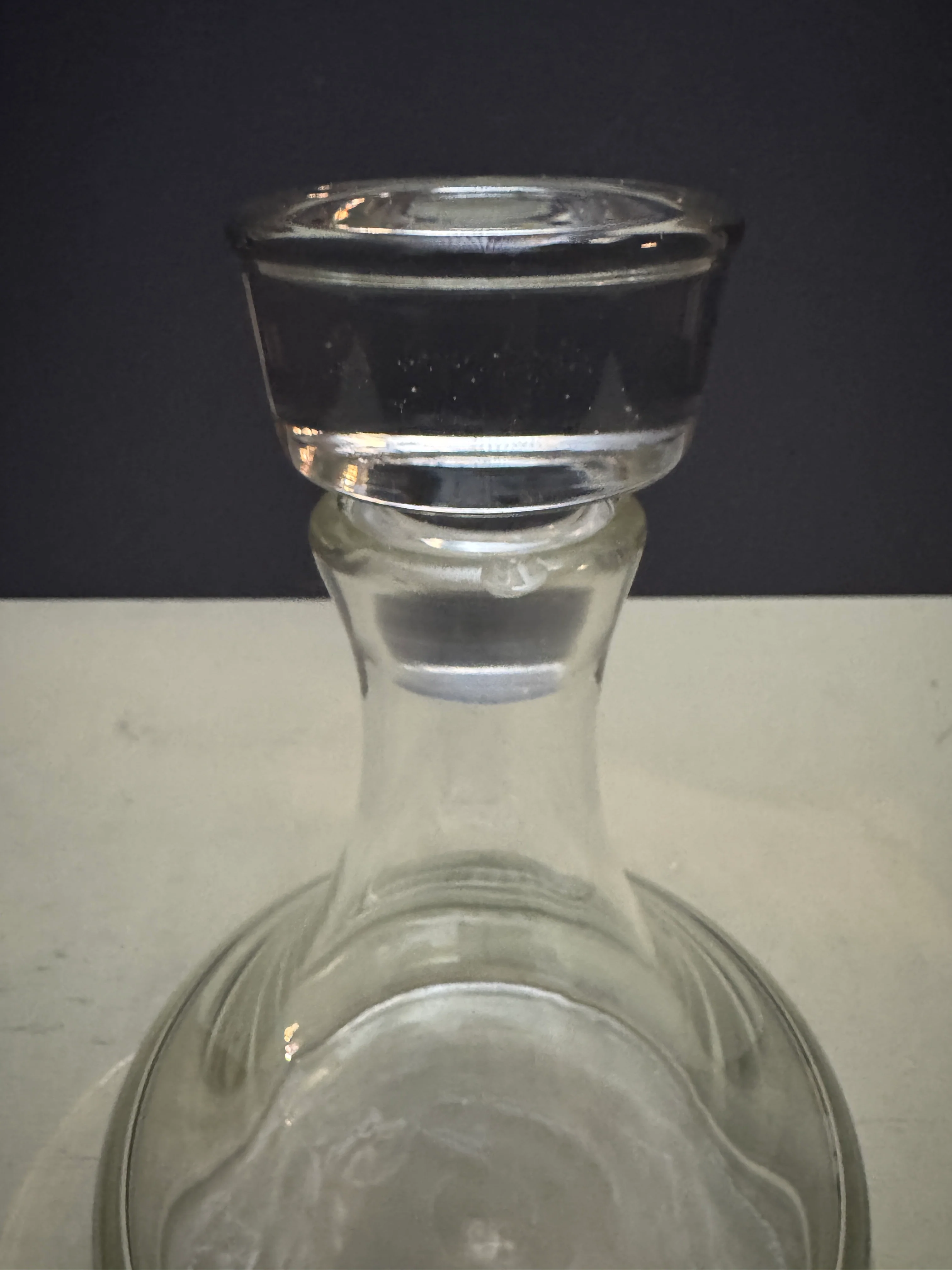 1970s / 80s Chunky Crystal Whiskey Decanter By Wedgewood - Image 4
