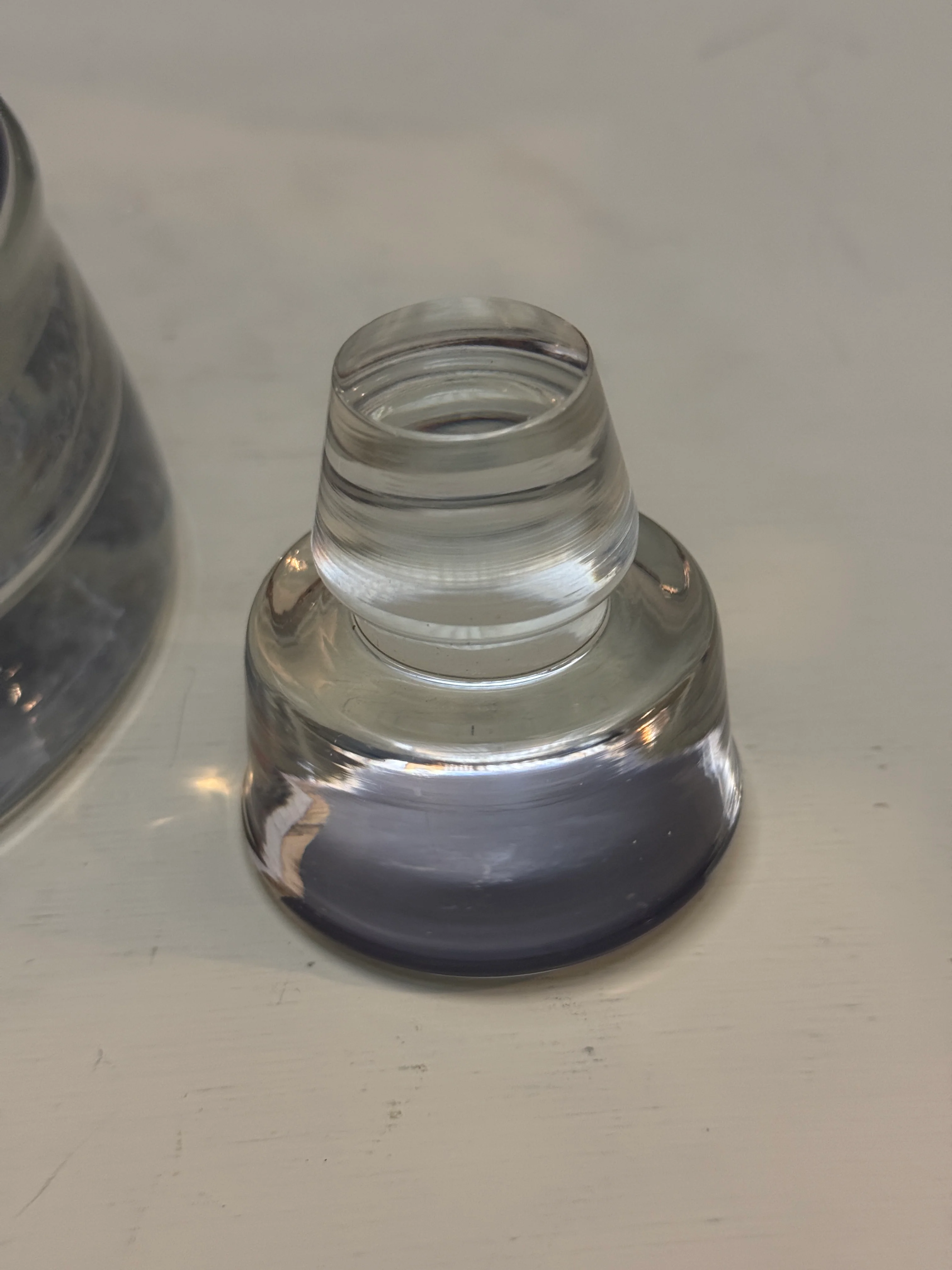 1970s / 80s Chunky Crystal Whiskey Decanter By Wedgewood - Image 8