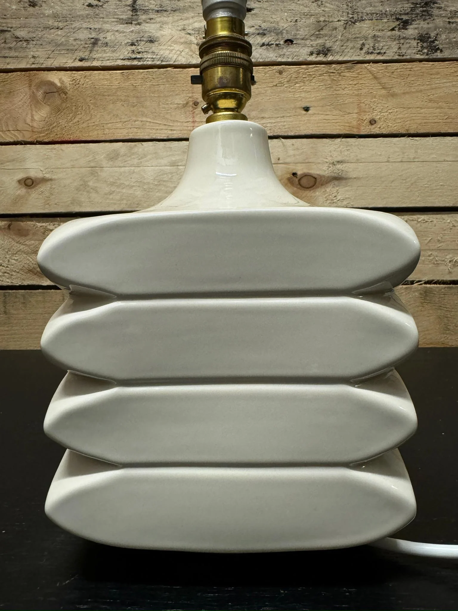 1970s Cari Zalloni Facette West German Pottery Lamp By Steuler - Image 8