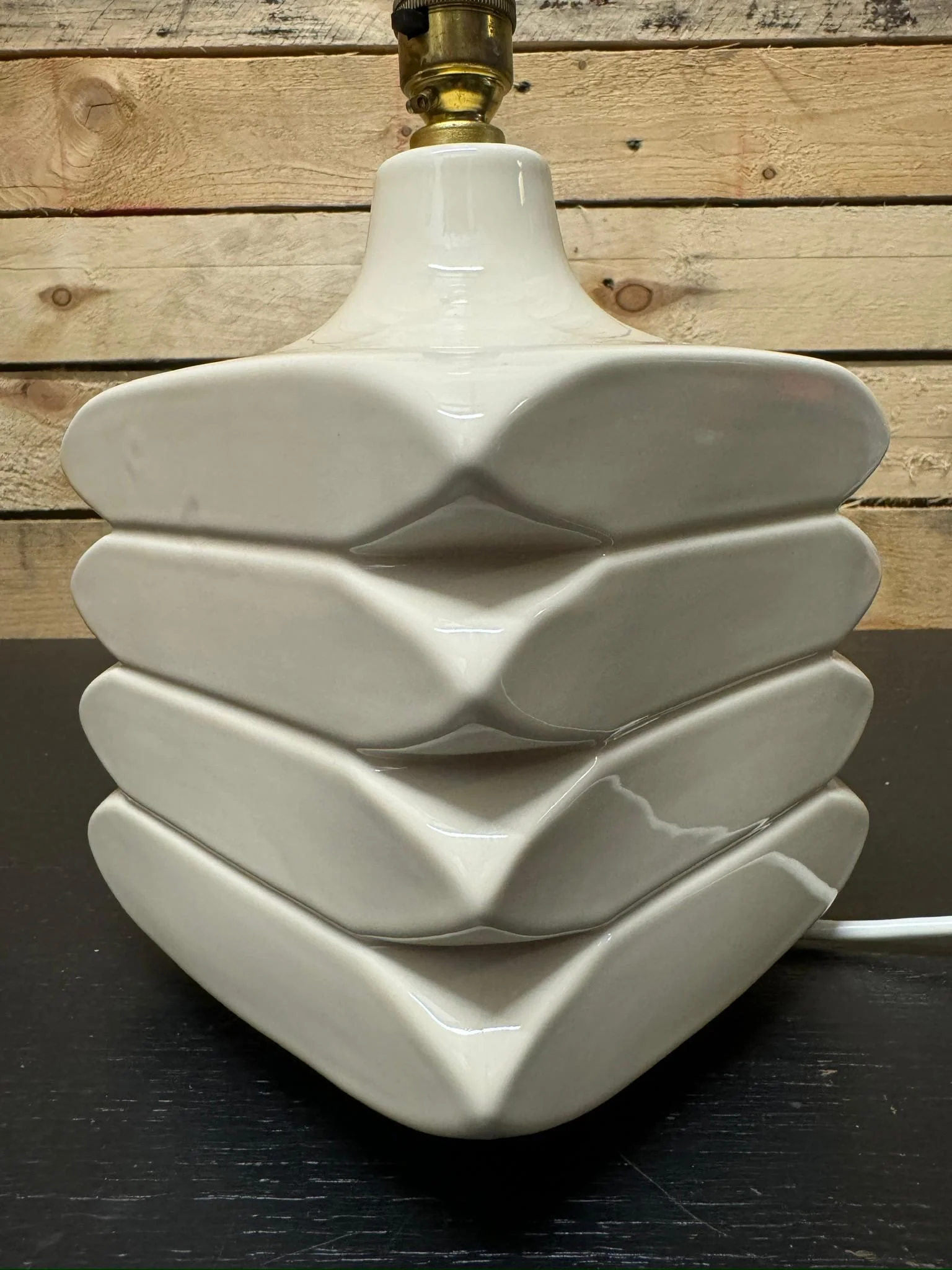 1970s Cari Zalloni Facette West German Pottery Lamp By Steuler - Image 9