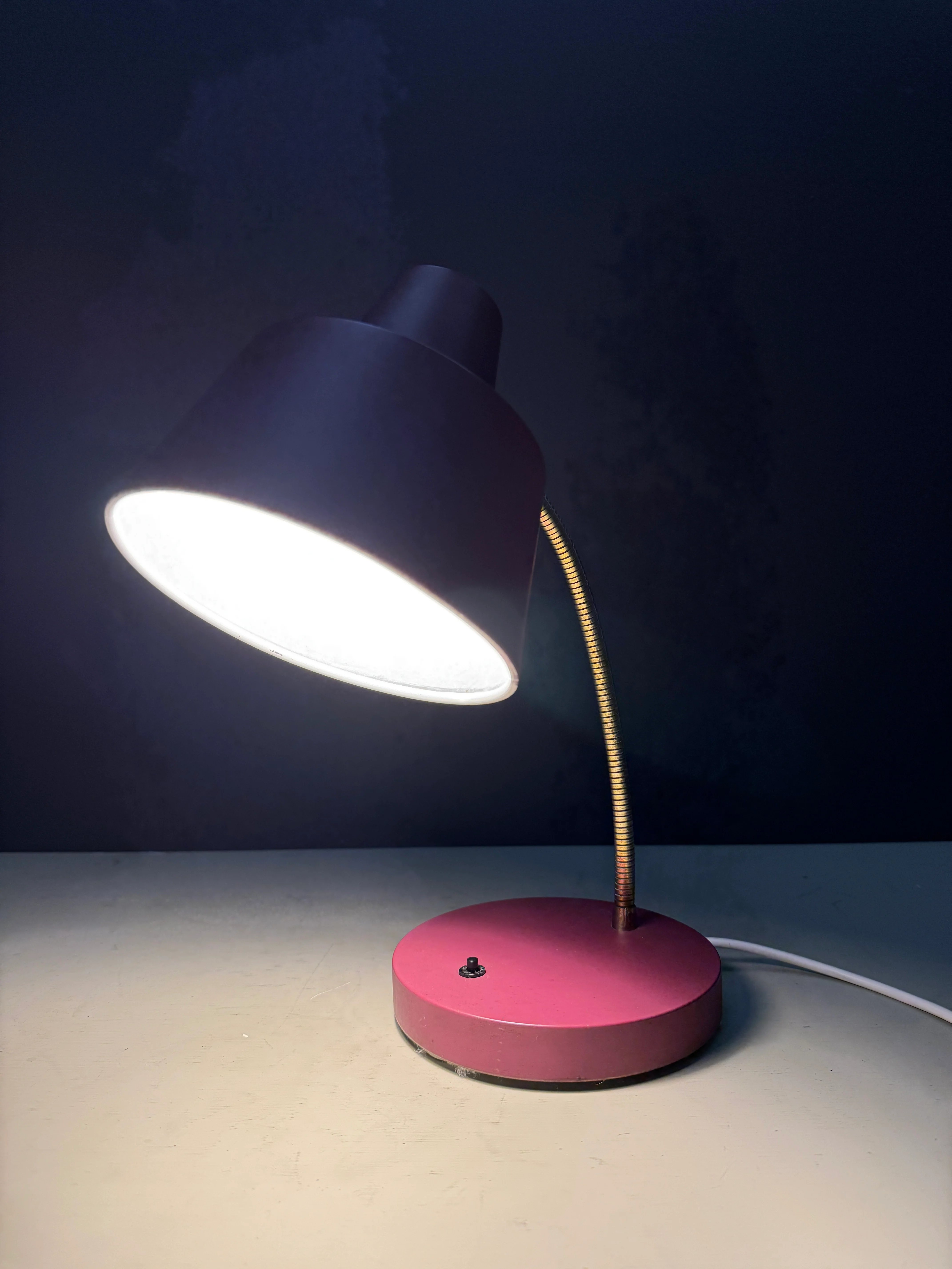1970s German Retro Goose Neck Table Lamp - Image 10