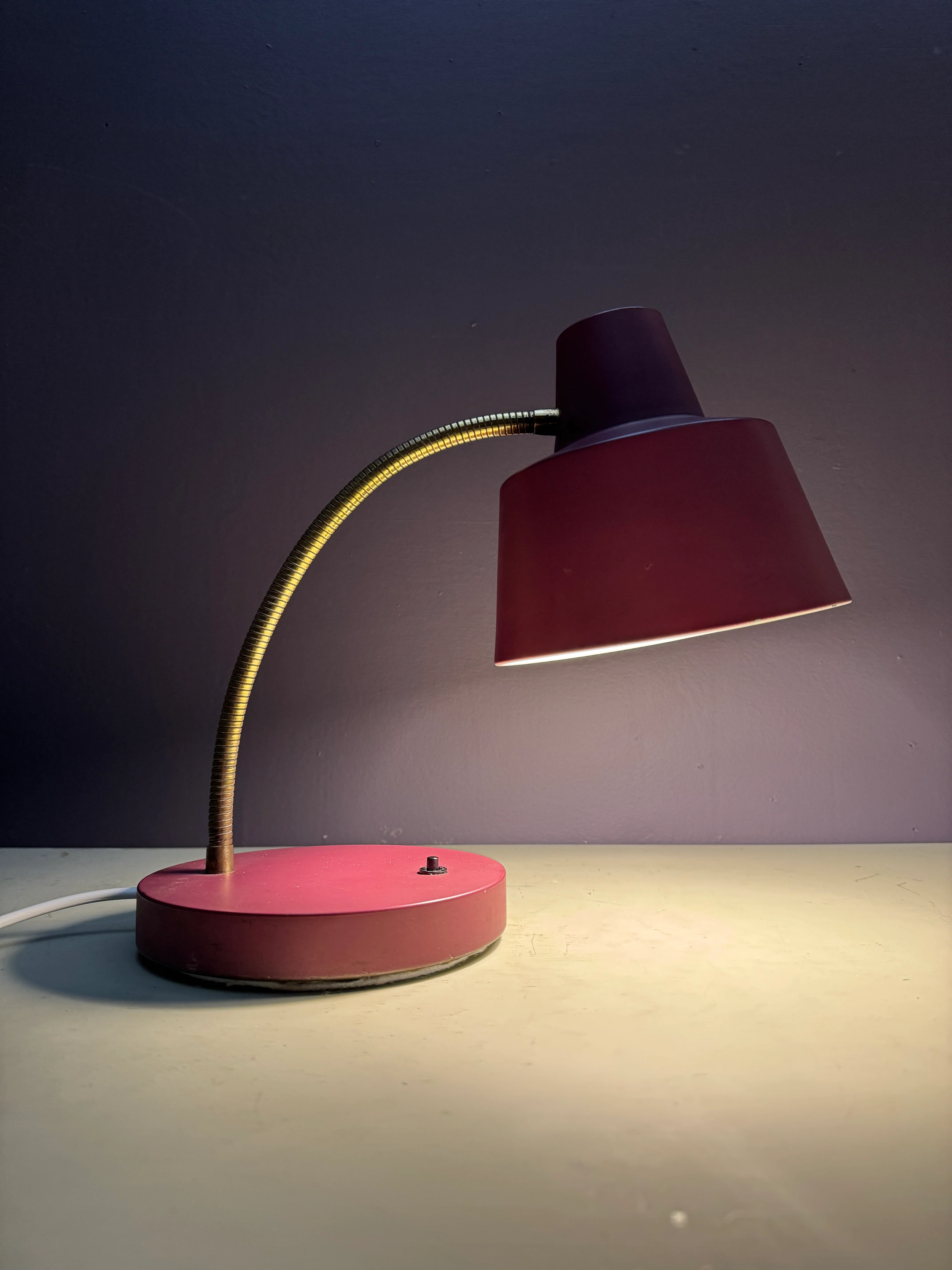 1970s German Retro Goose Neck Table Lamp - Image 2