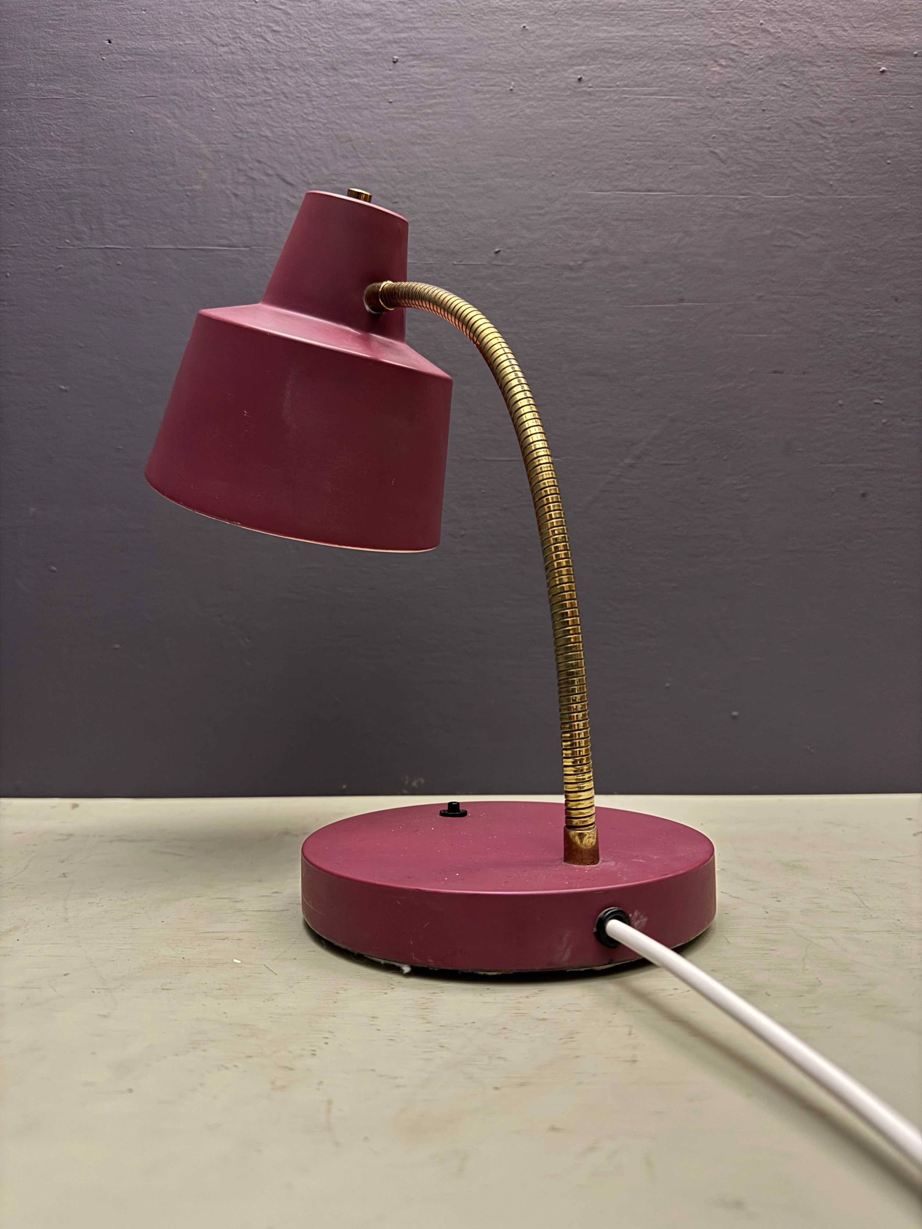 1970s German Retro Goose Neck Table Lamp - Image 6