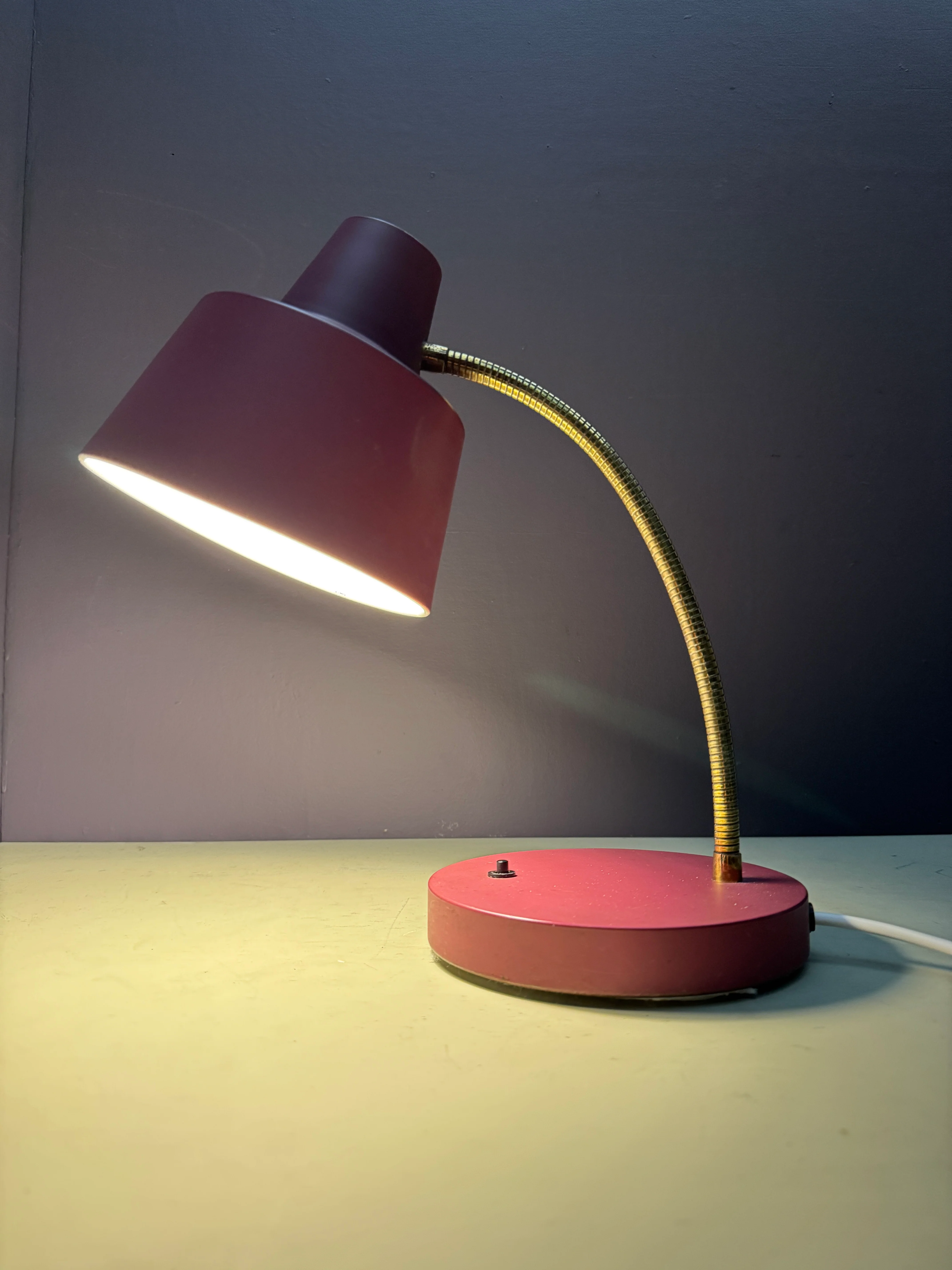1970s German Retro Goose Neck Table Lamp - Image 8