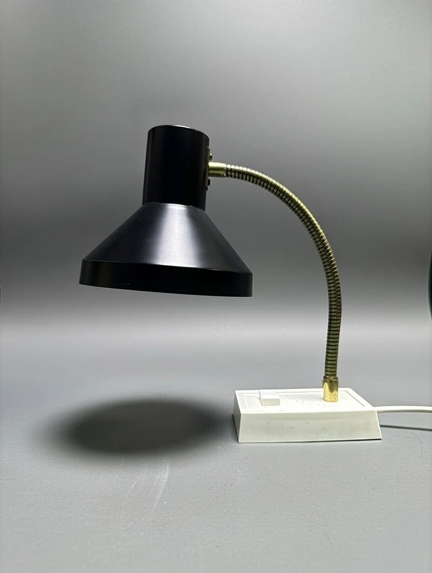 1970s German Retro Gooseneck Table Lamp - Image 5