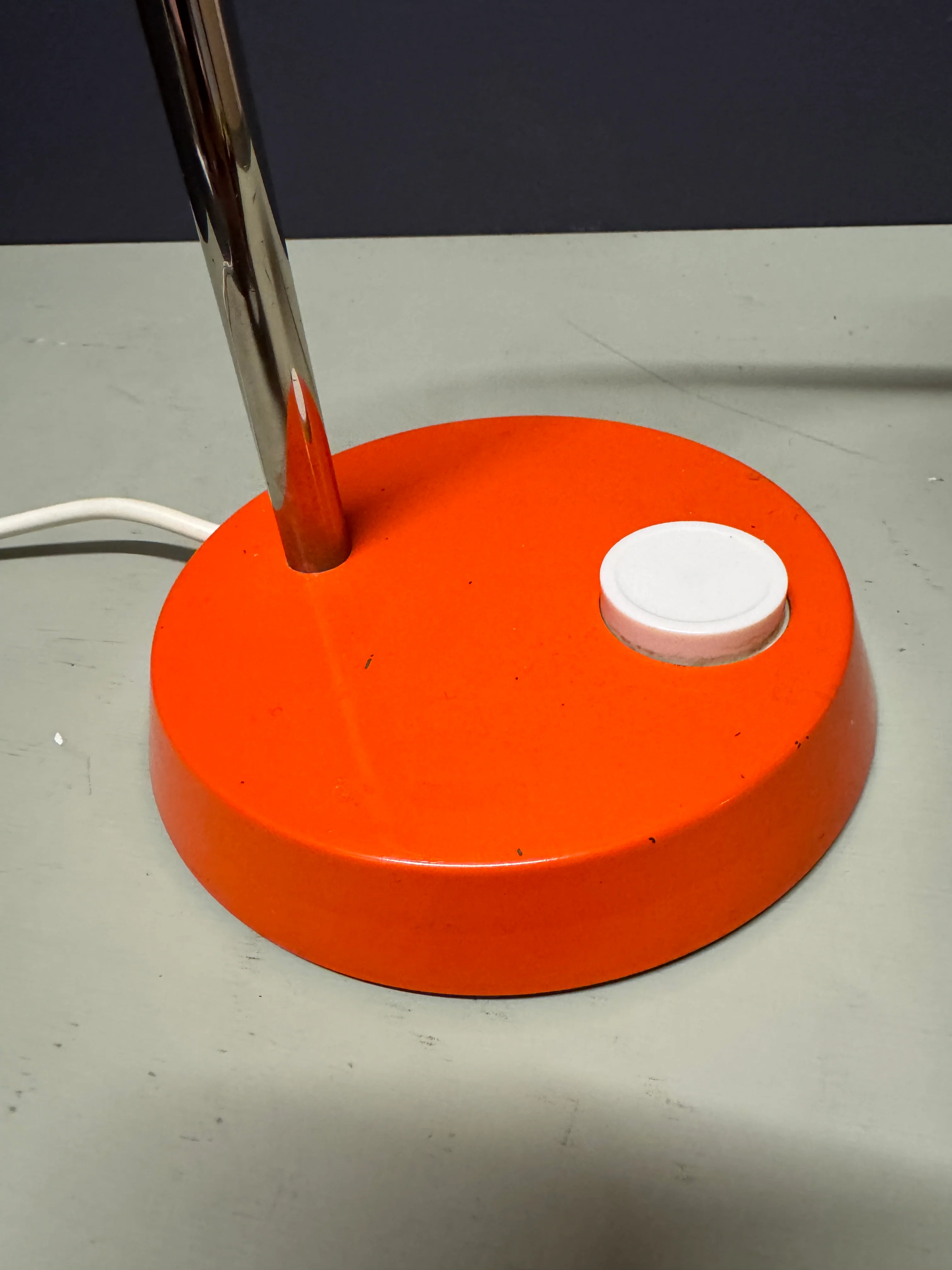 1970s German Retro Orange Table Lamp - Image 10