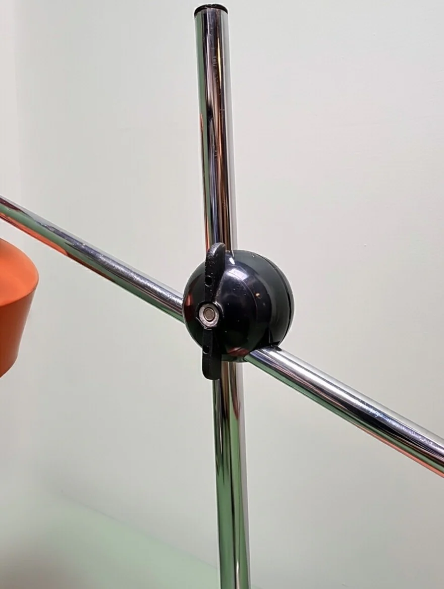 1970s German Retro Orange Table Lamp - Image 9