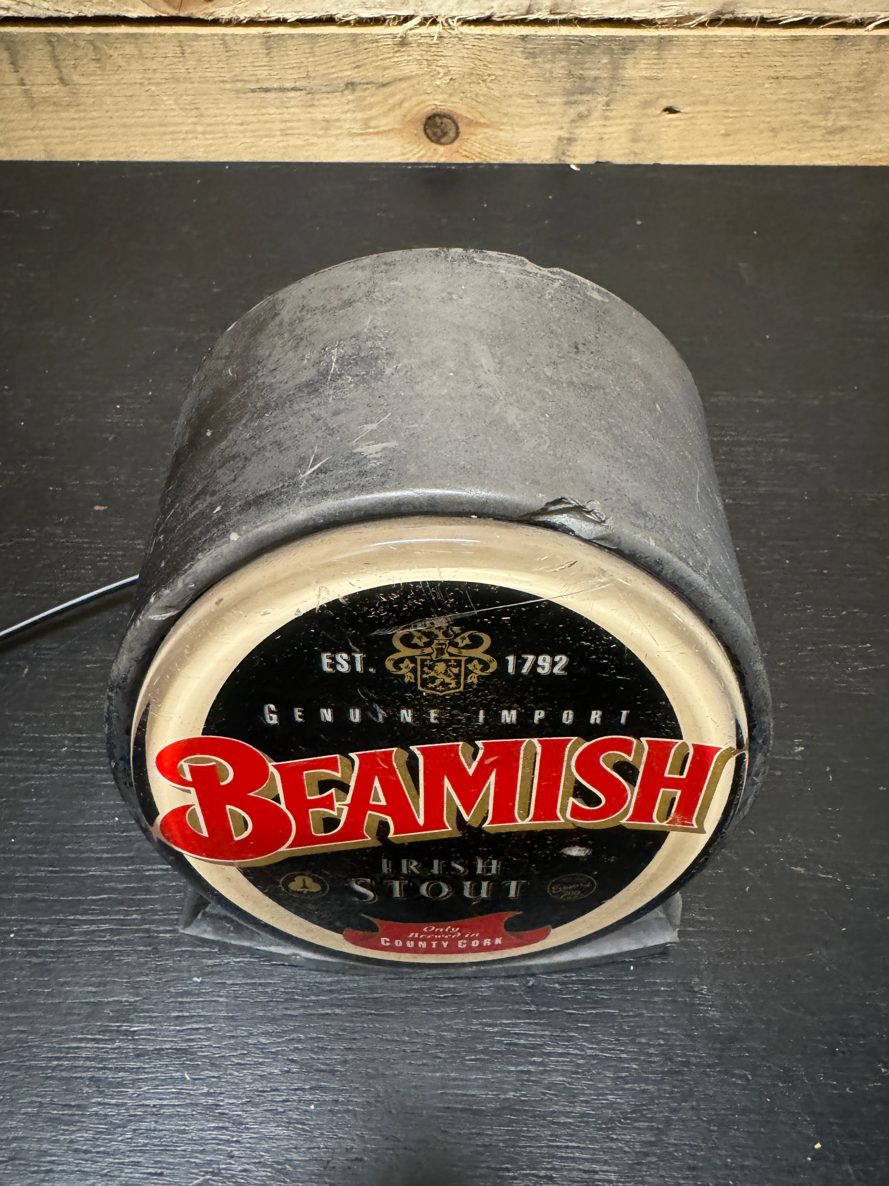 1980s Beamish Irish Stout Advertising Bar Light - Image 4