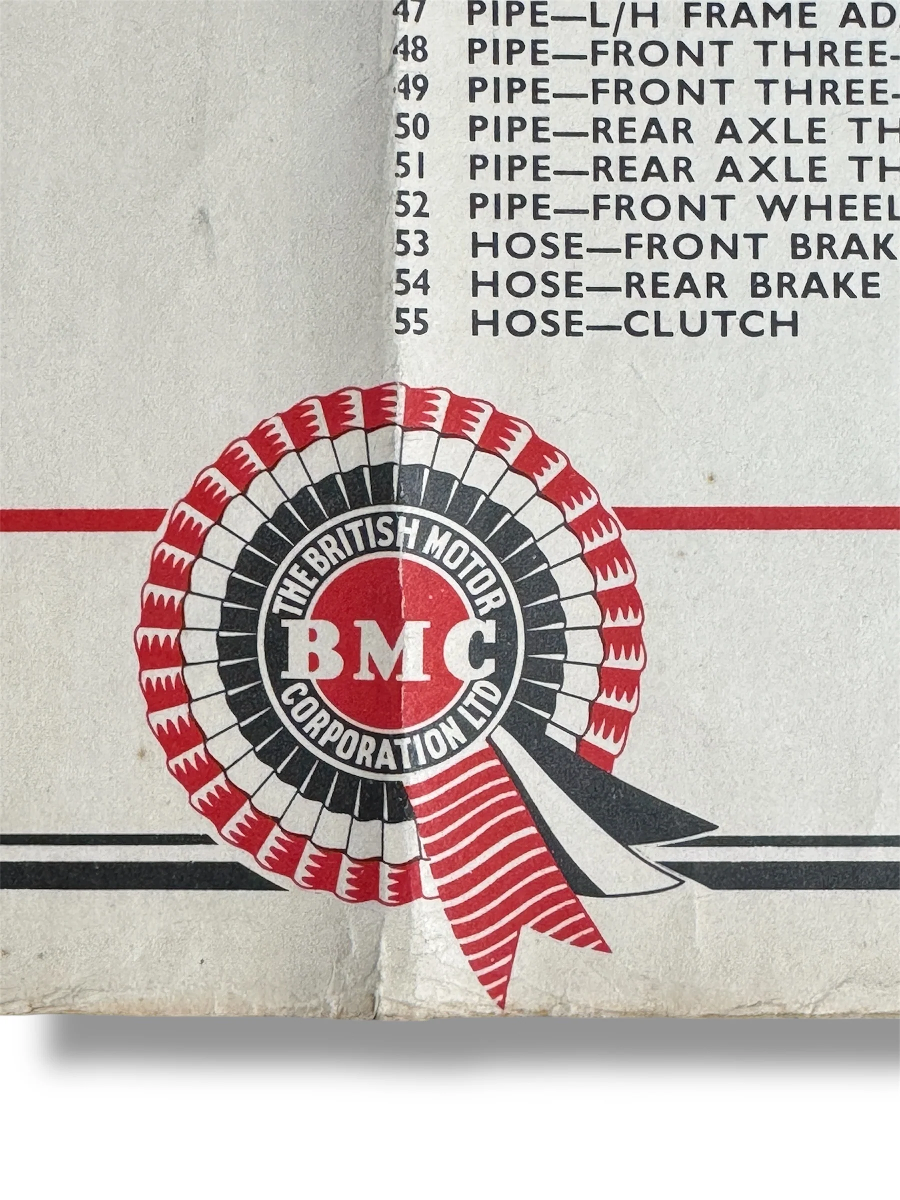 B.M.C. British Motor Corporation Educational Poster Circa 1950s - Image 2