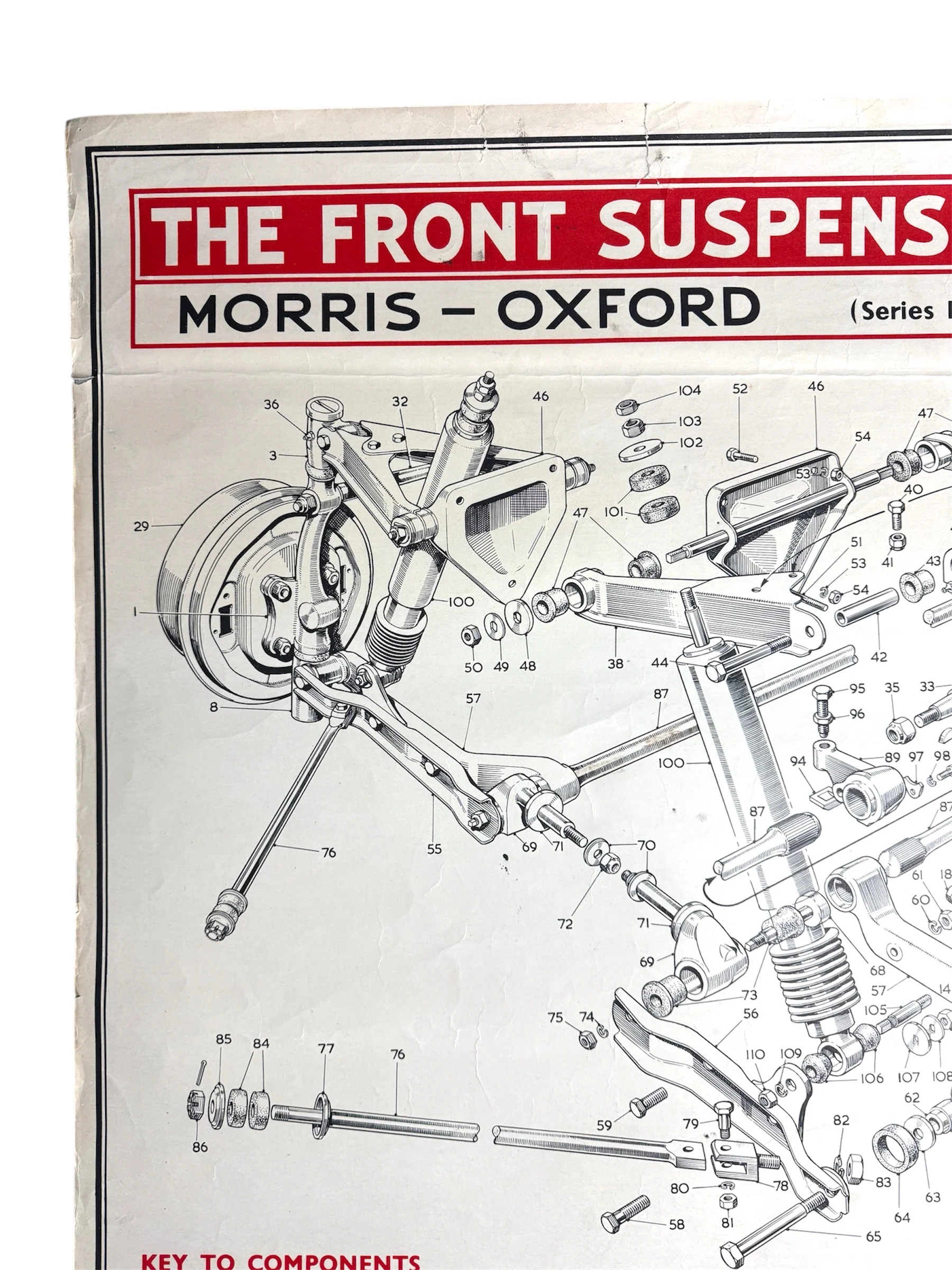 B.M.C. British Motor Corporation Educational Poster Circa 1950s - Image 3