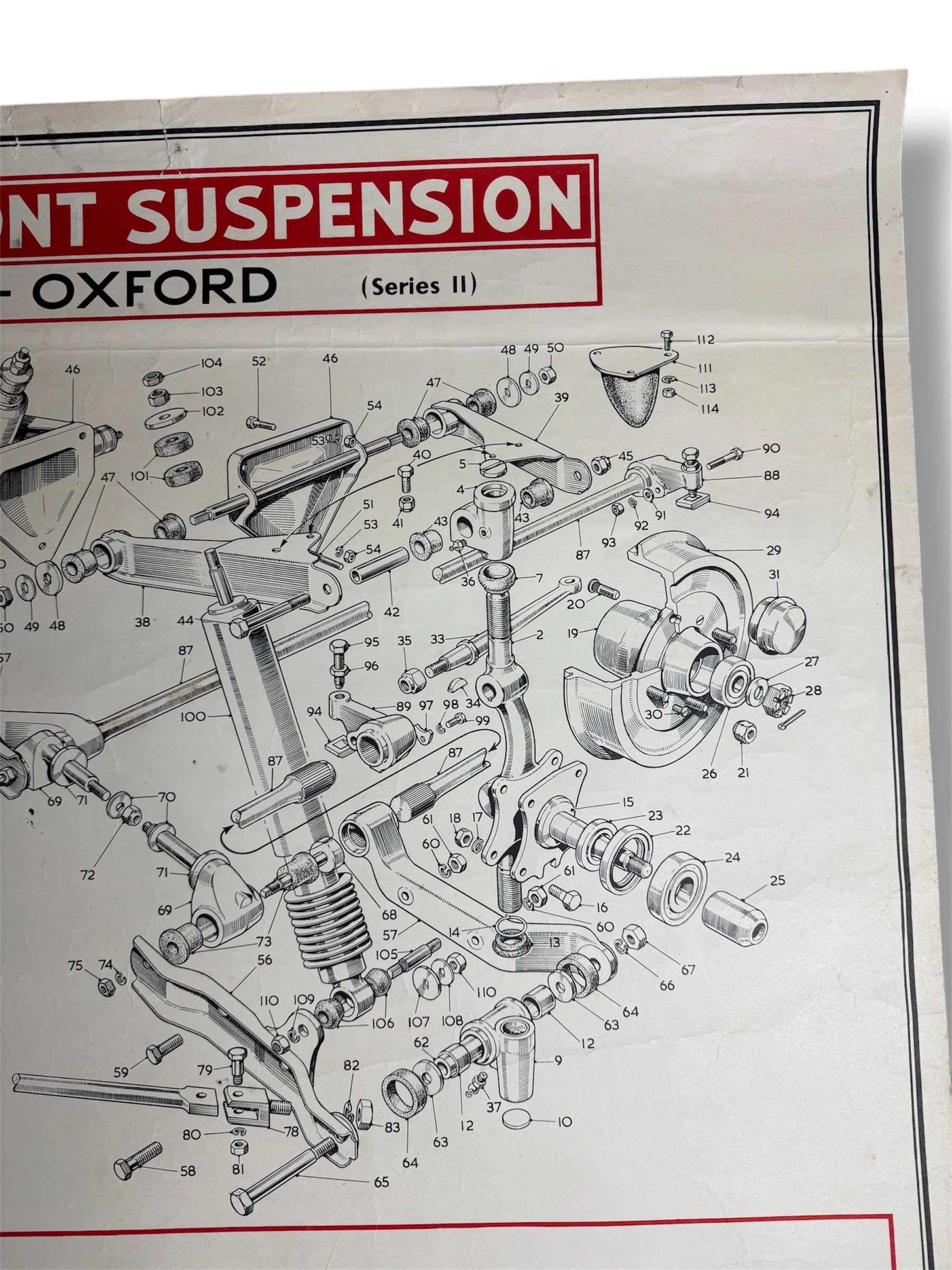 B.M.C. British Motor Corporation Educational Poster Circa 1950s - Image 4
