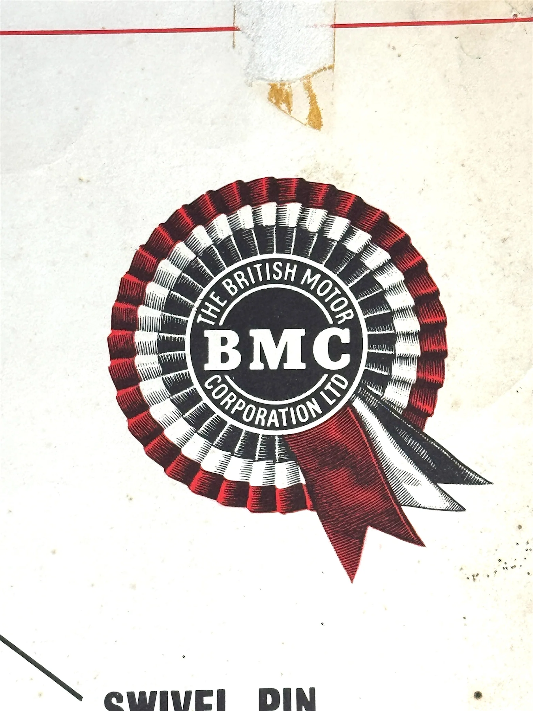 B.M.C. British Motor Corporation Educational Poster Circa 1950s - Image 2