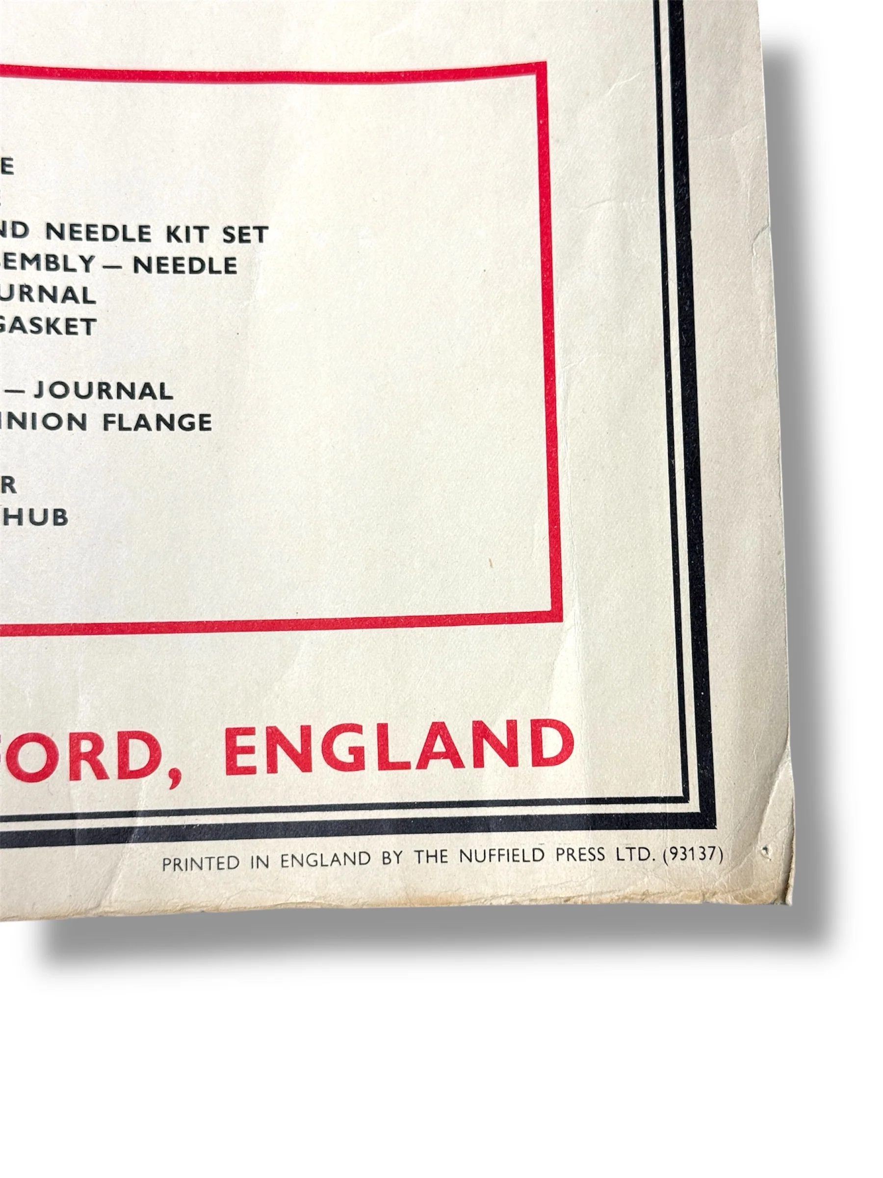 B.M.C. British Motor Corporation Educational Poster Circa 1950s - Image 9