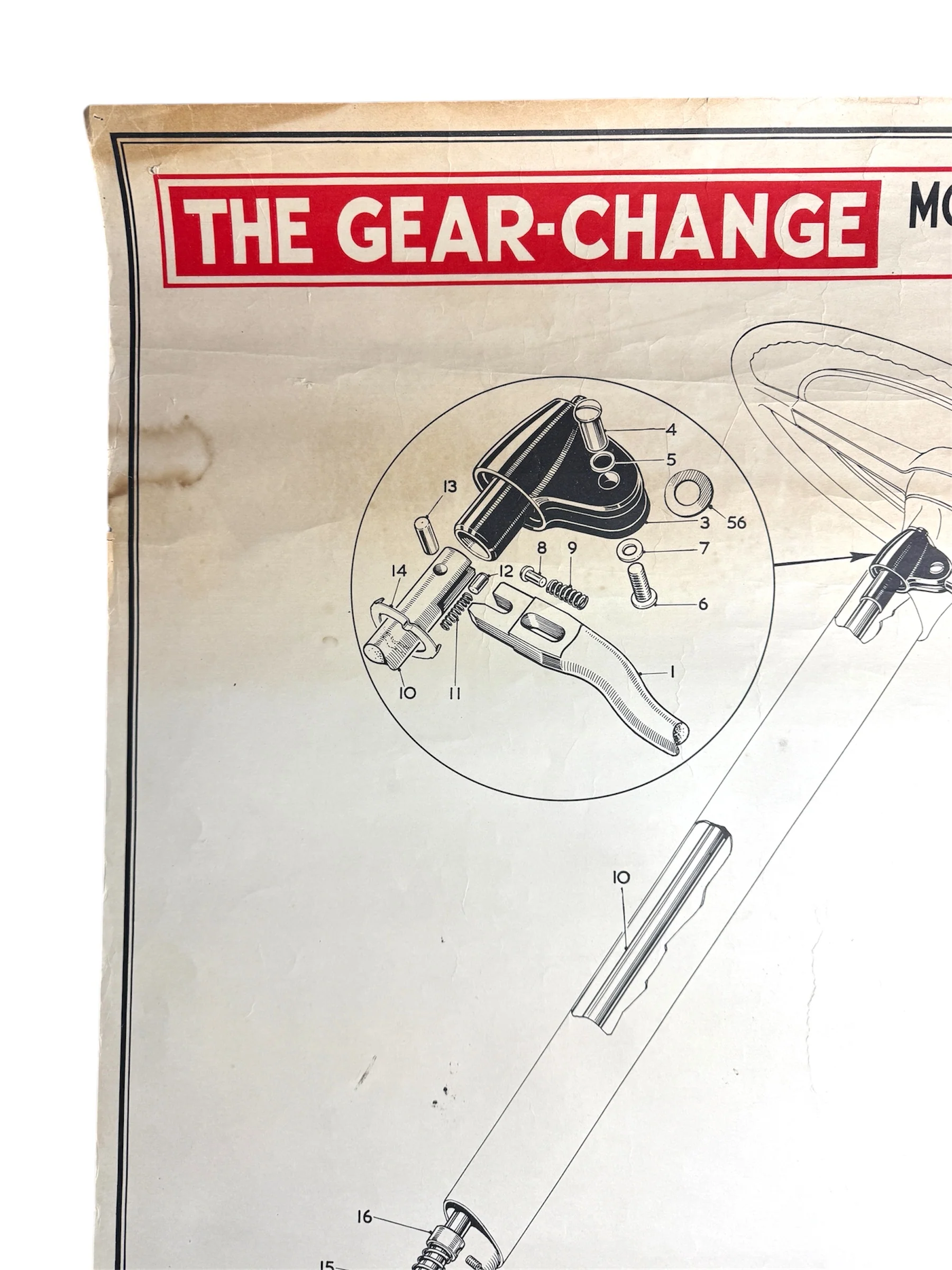 B.M.C. British Motor Corporation Educational Poster Circa 1950s - Image 3