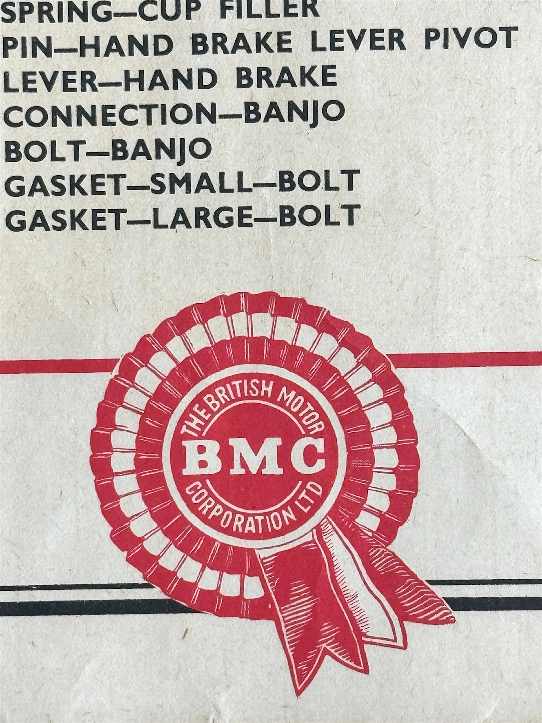 B.M.C. British Motor Corporation Educational Poster Circa 1950s - Image 2