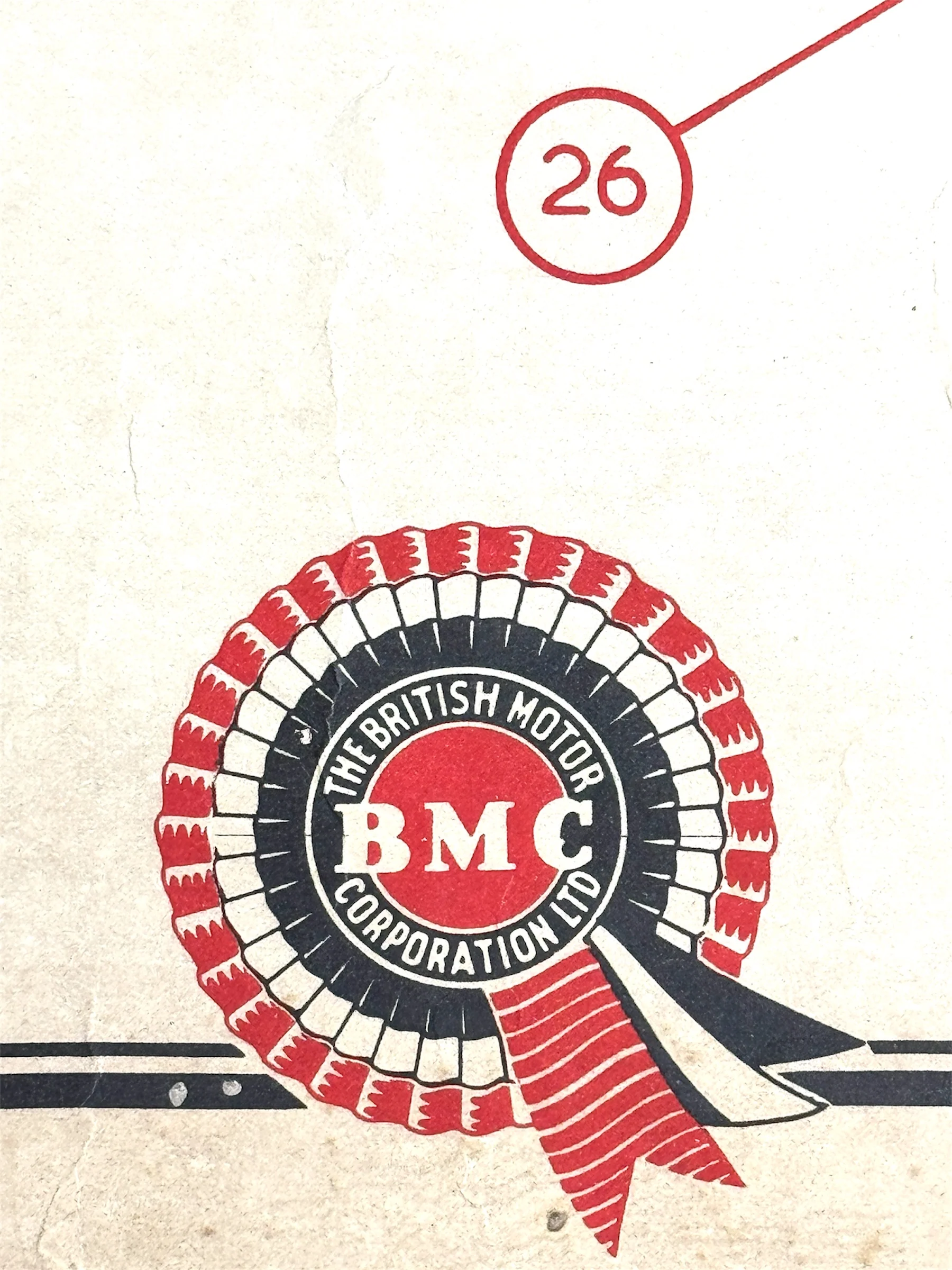 B.M.C. British Motor Corporation Educational Poster Circa 1950s - Image 2