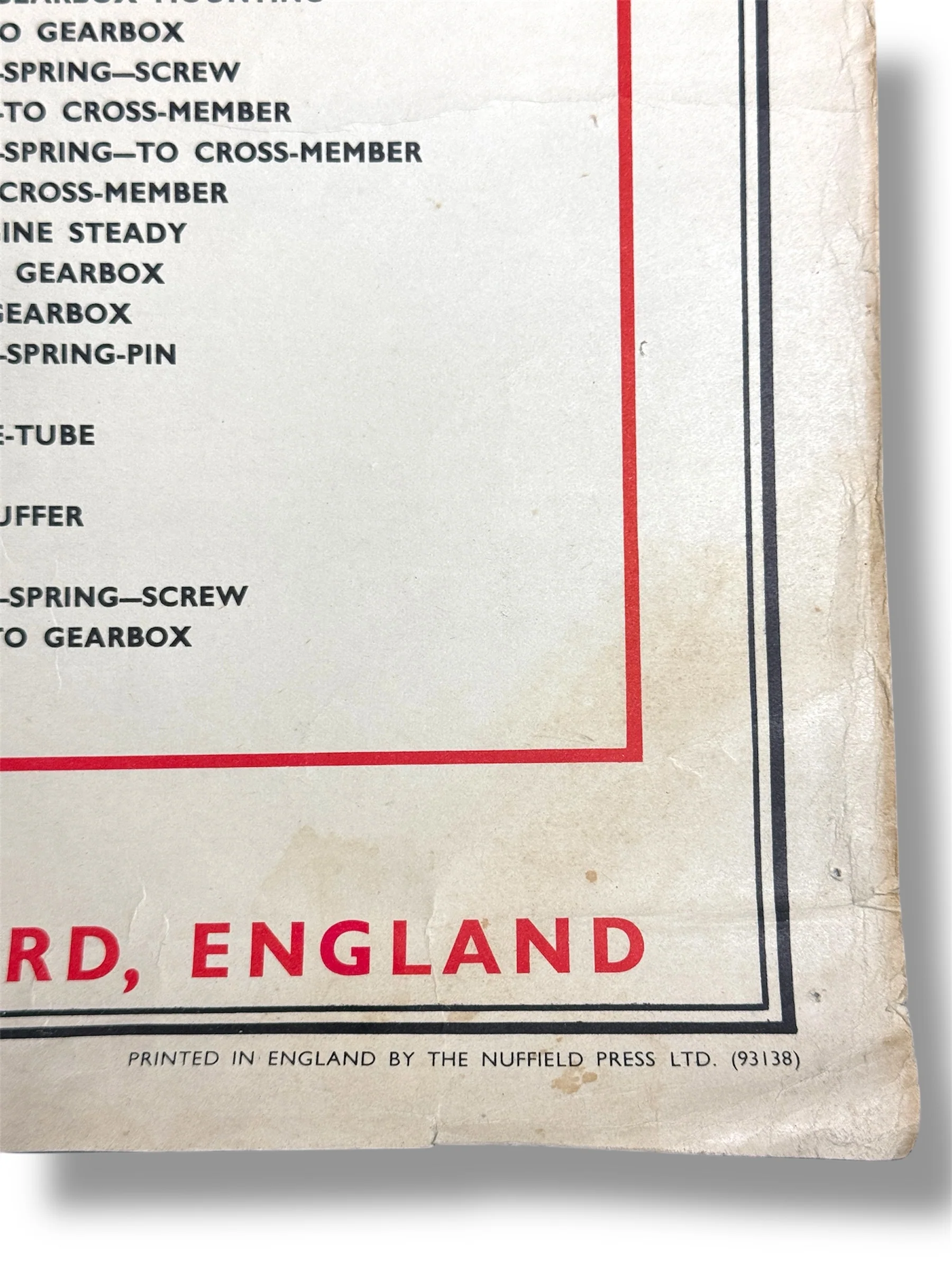 B.M.C. British Motor Corporation Educational Poster Circa 1950s - Image 7