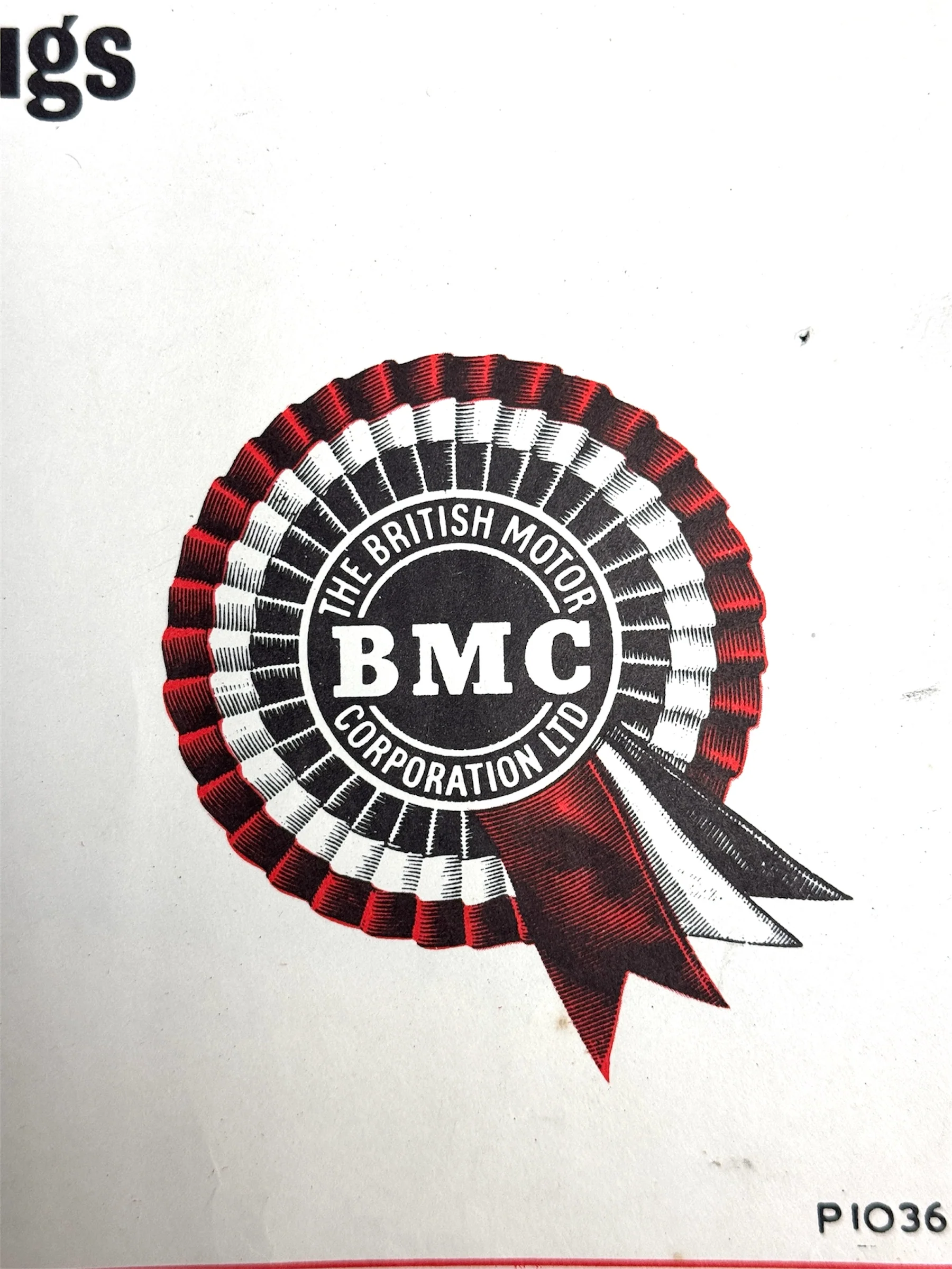 B.M.C. British Motor Corporation Educational Poster Circa 1950s - Image 2