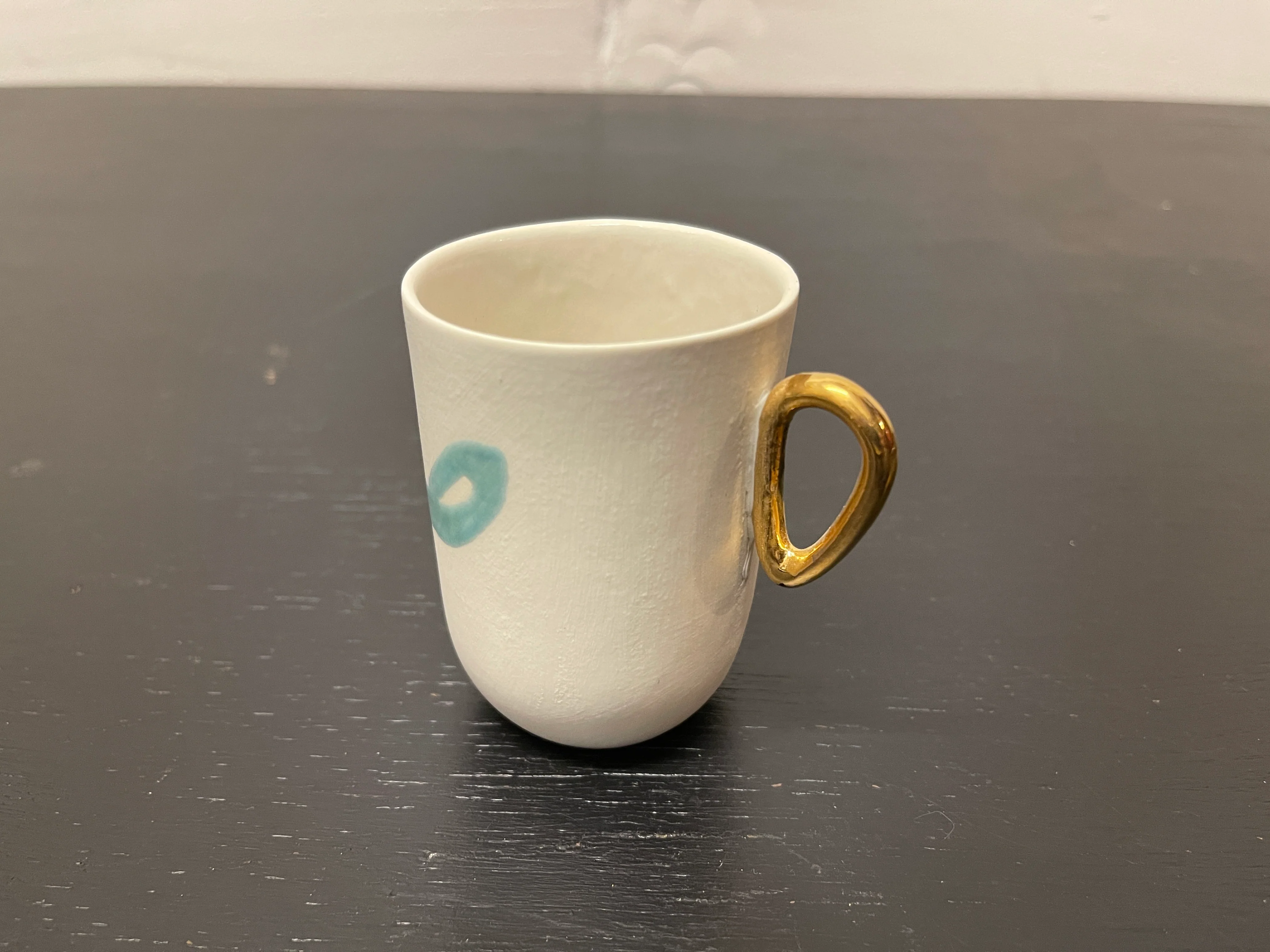 Hand Made Turkish Coffee / Espresso Cups By Renowned Design Ceramicist Saliha Kartal - Image 7