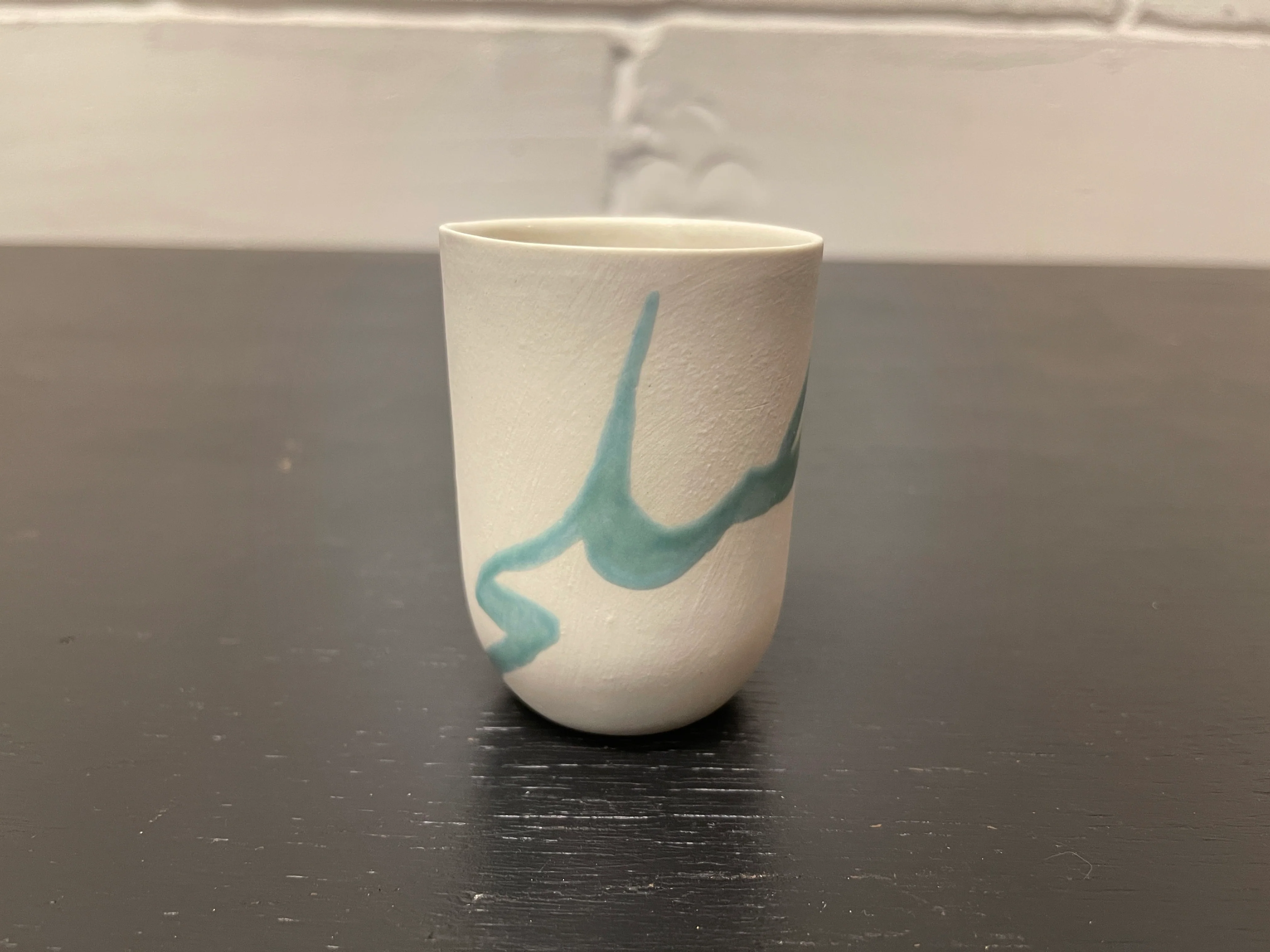 Hand Made Turkish Coffee / Espresso Cups By Renowned Design Ceramicist Saliha Kartal - Image 8