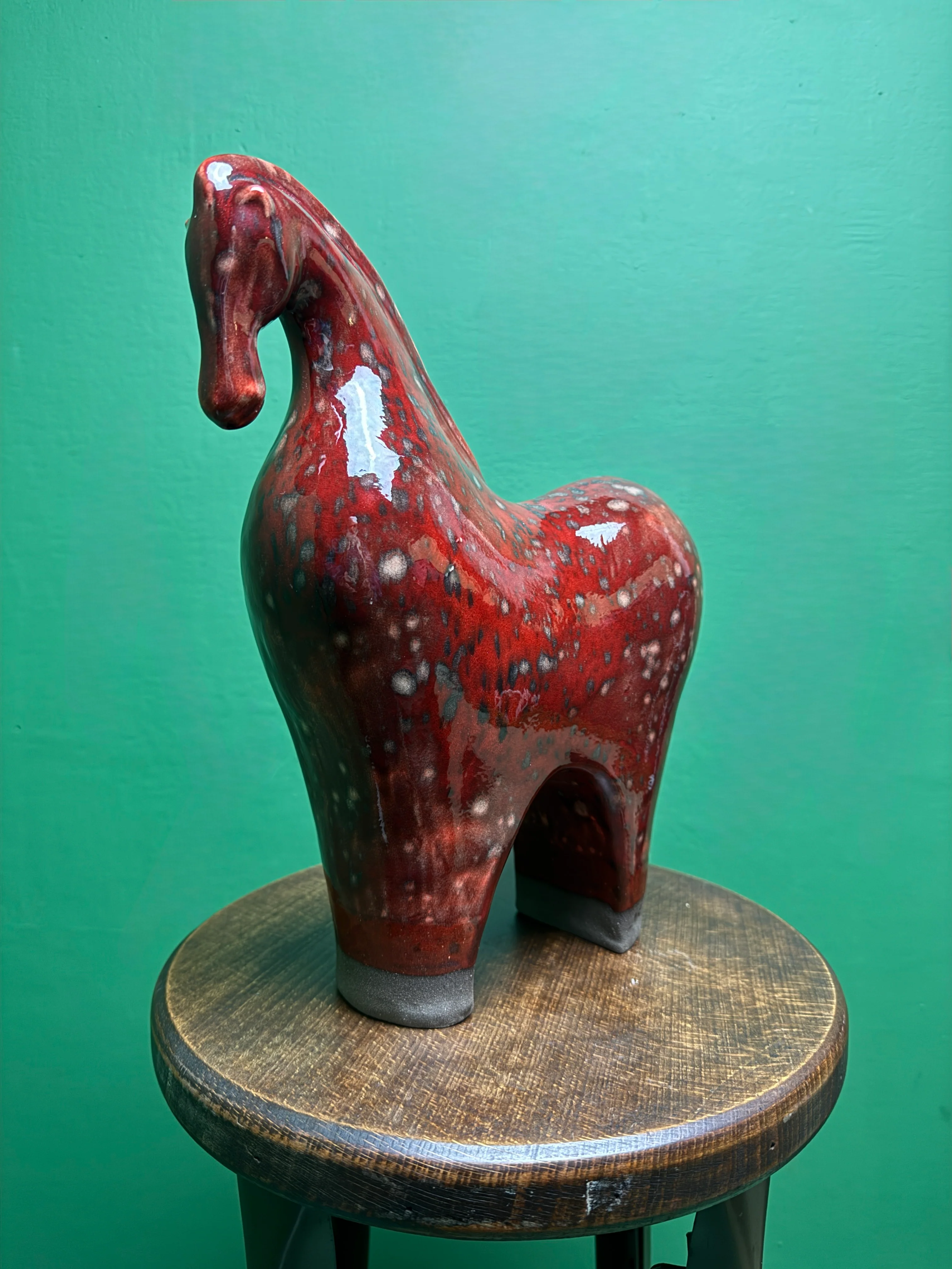 Ceramic Horses By Renowned Design Ceramicist Saliha Kartal - Image 2