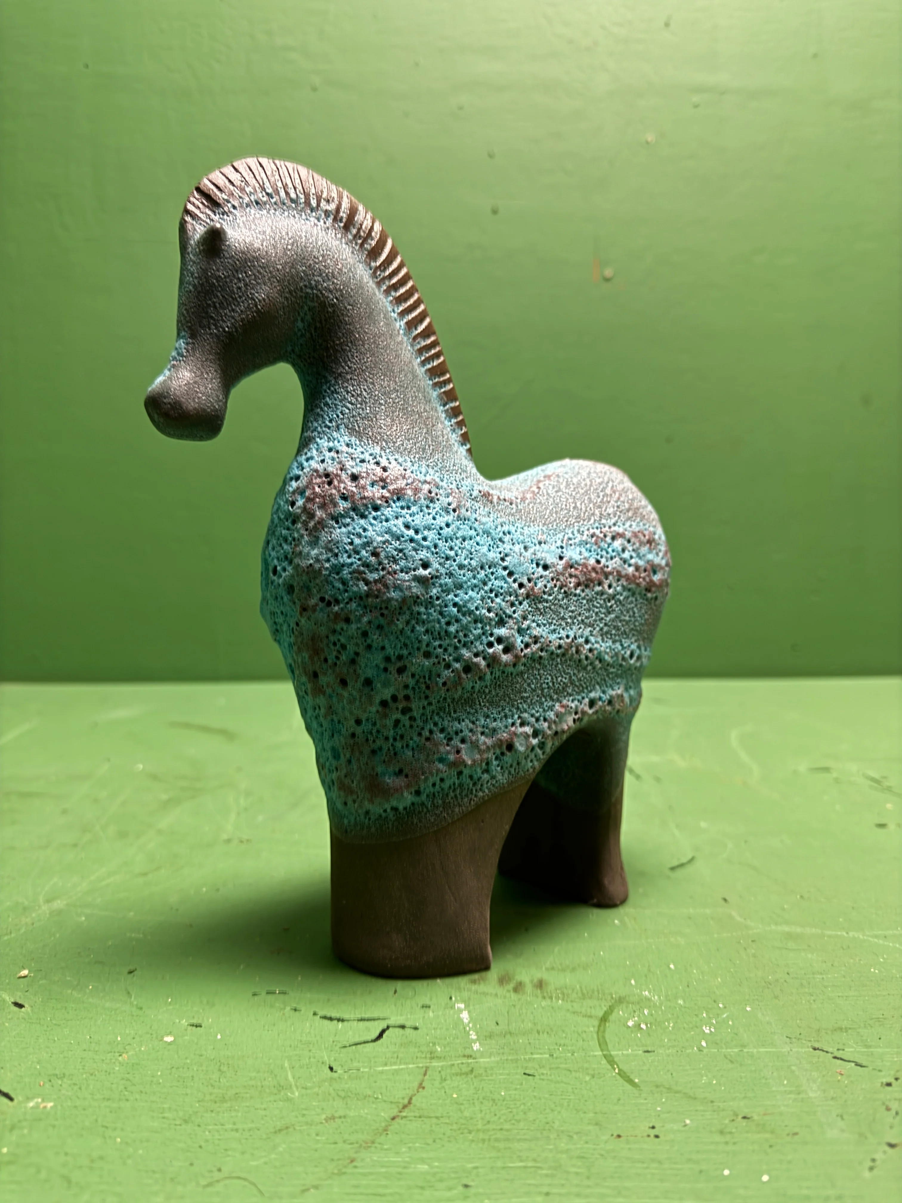 Ceramic Horses By Renowned Design Ceramicist Saliha Kartal - Image 2