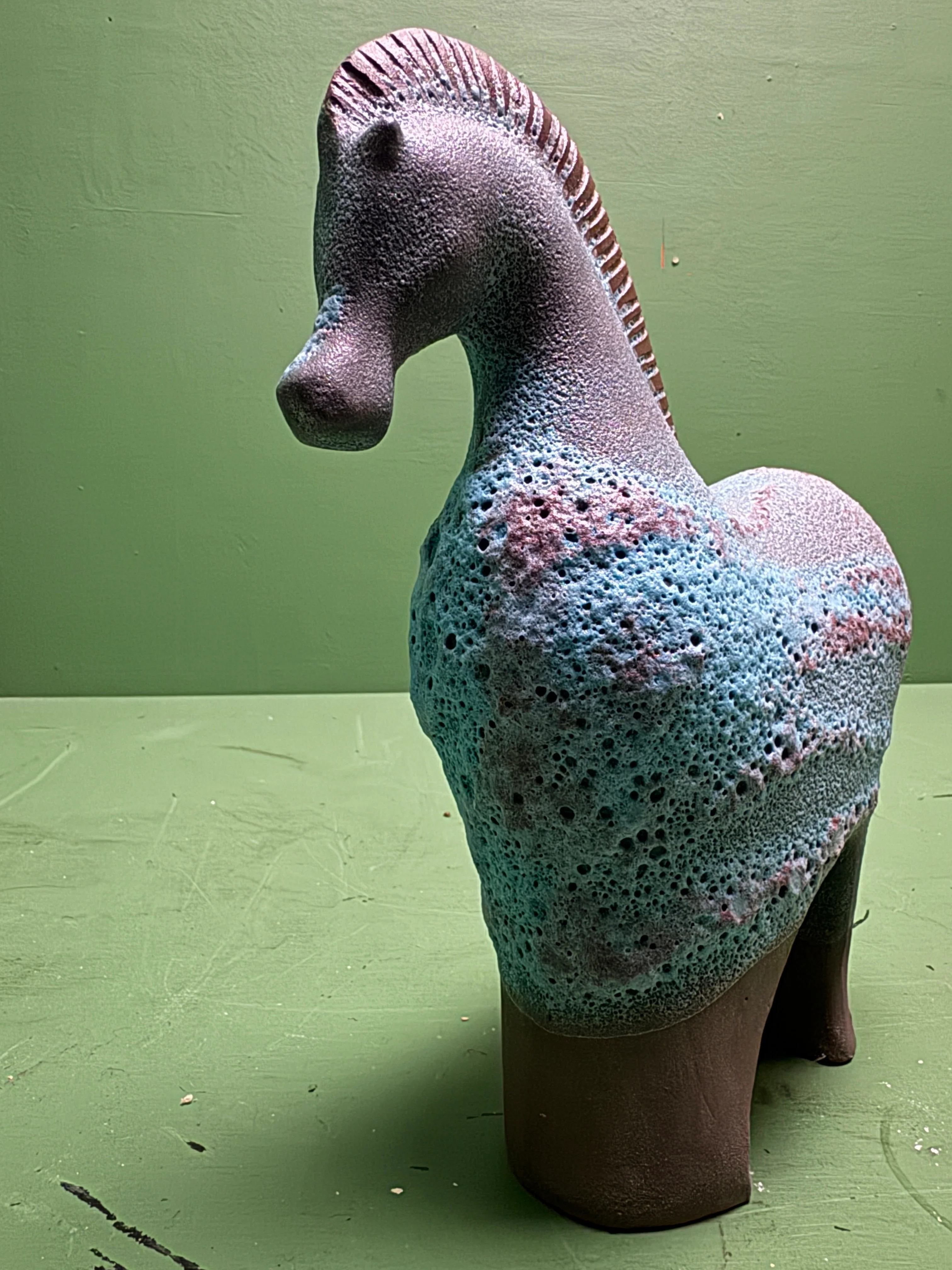 Ceramic Horses By Renowned Design Ceramicist Saliha Kartal - Image 4