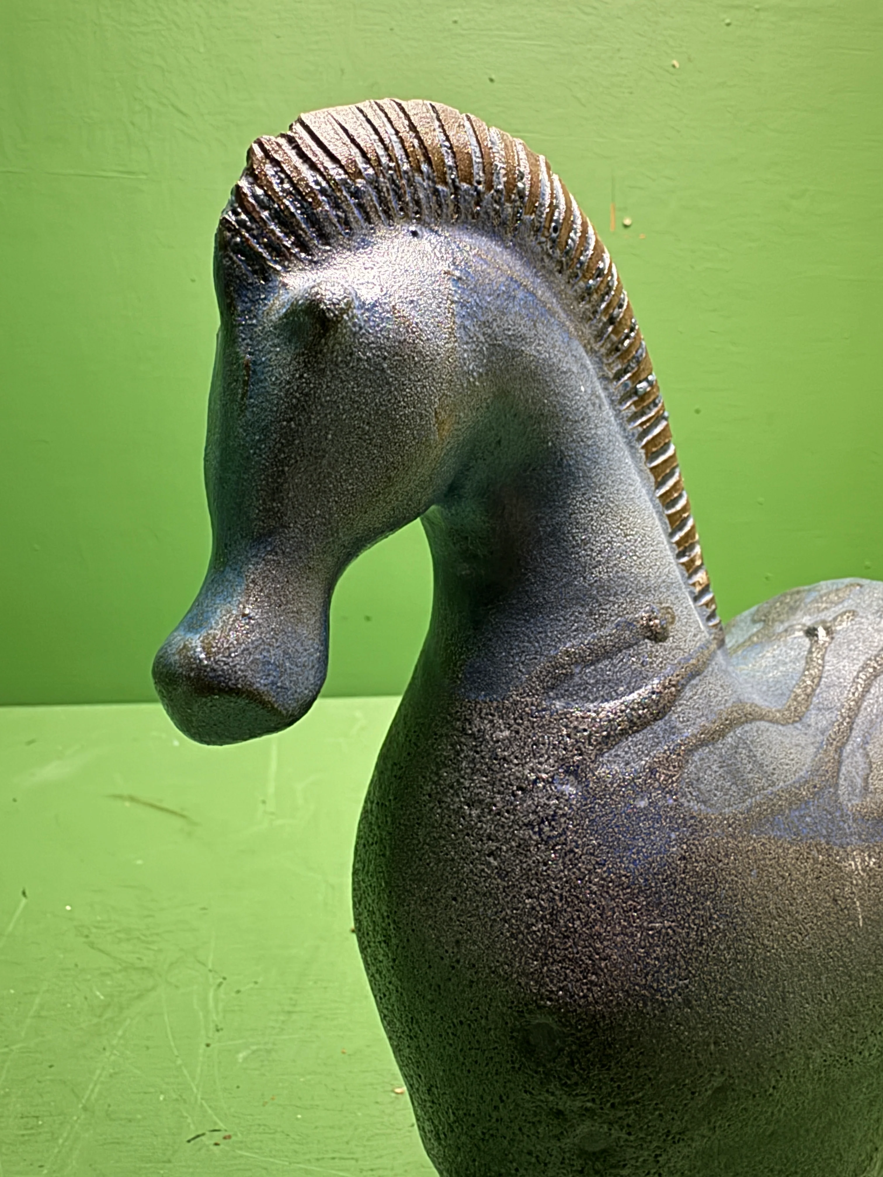Ceramic Horses By Renowned Design Ceramicist Saliha Kartal - Image 3