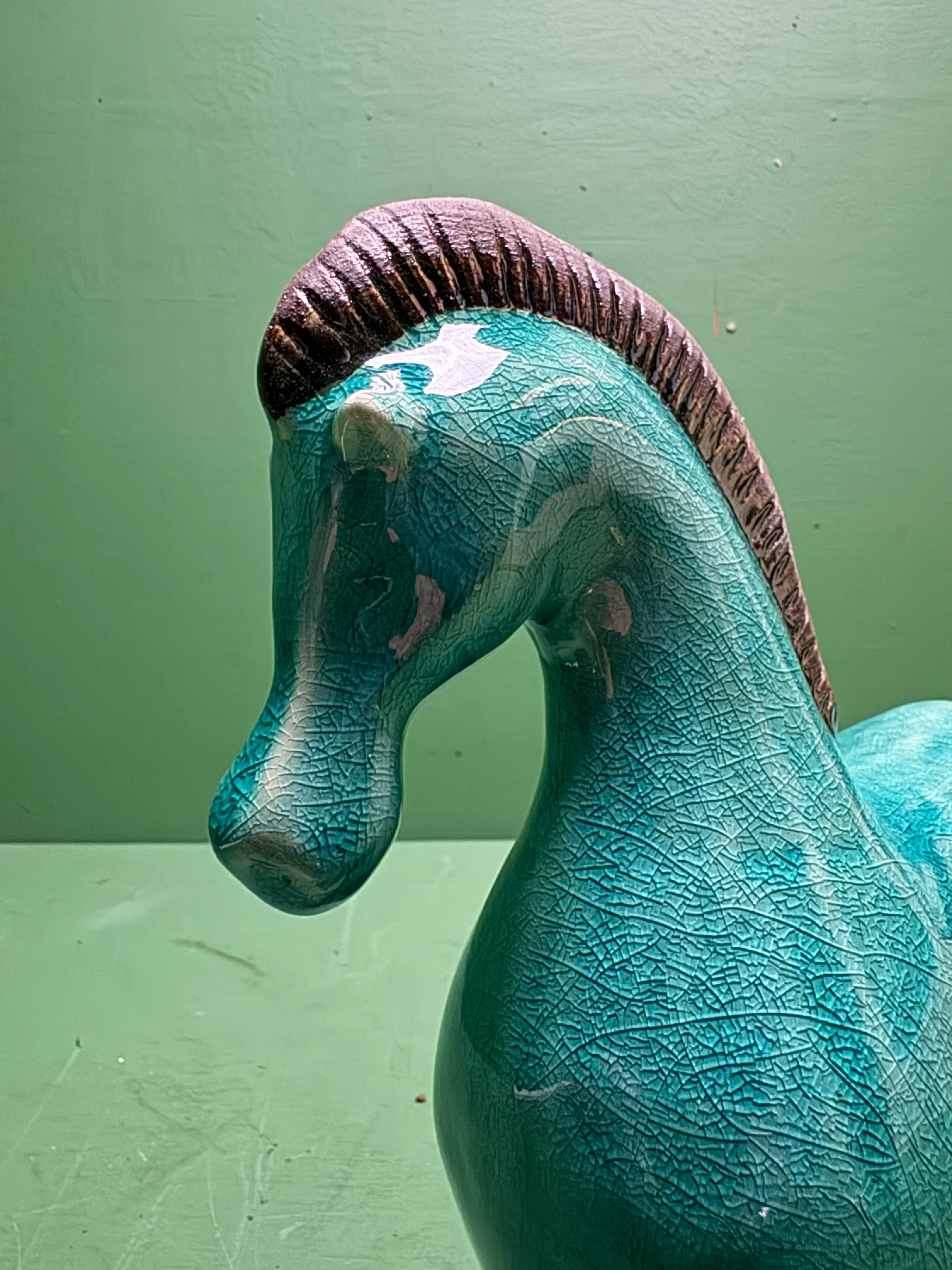 Ceramic Horses By Renowned Design Ceramicist Saliha Kartal - Image 4