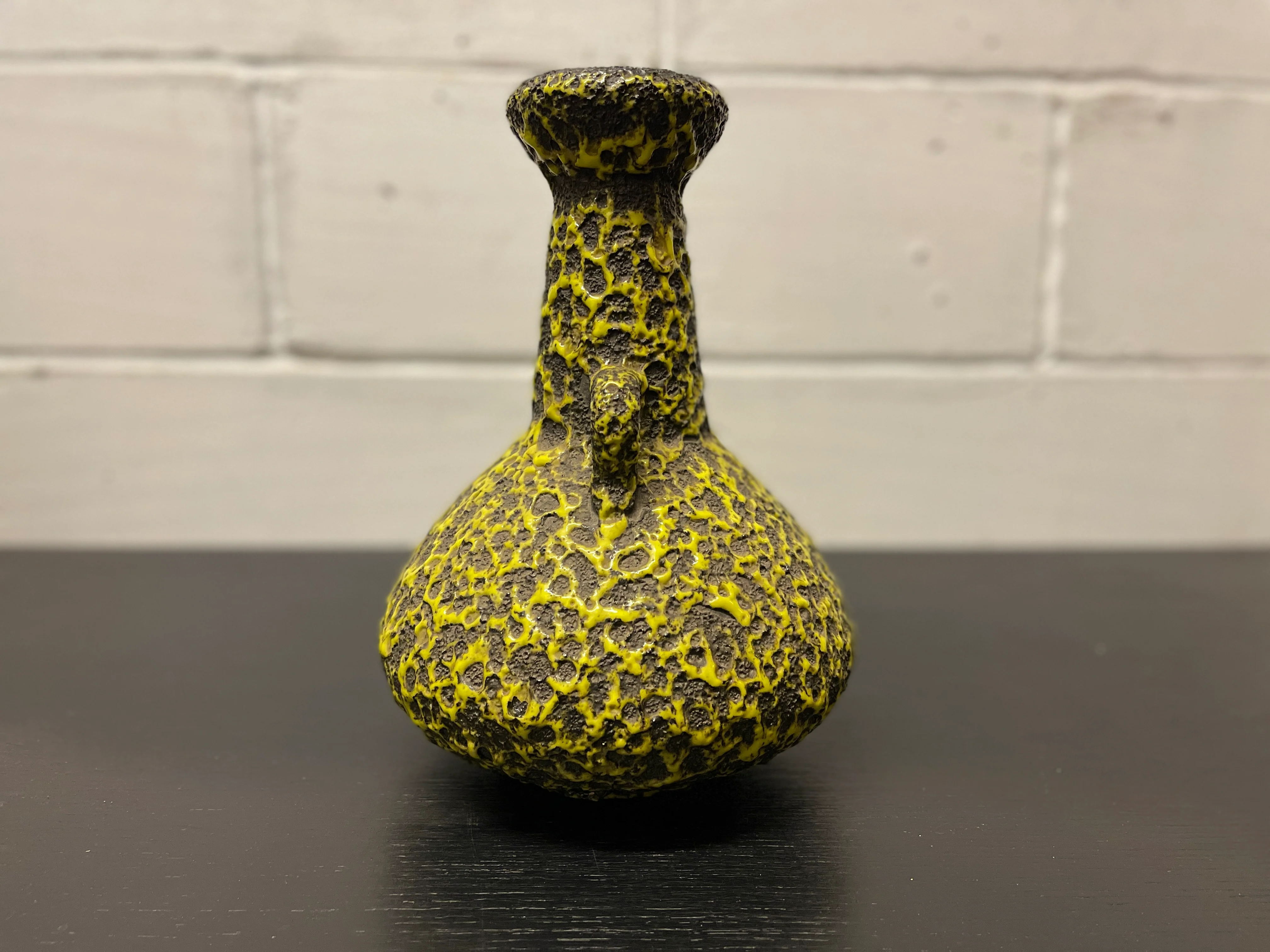 1960s West German Pottery Fat Lava Vase By Japecco 62/30 - Image 5