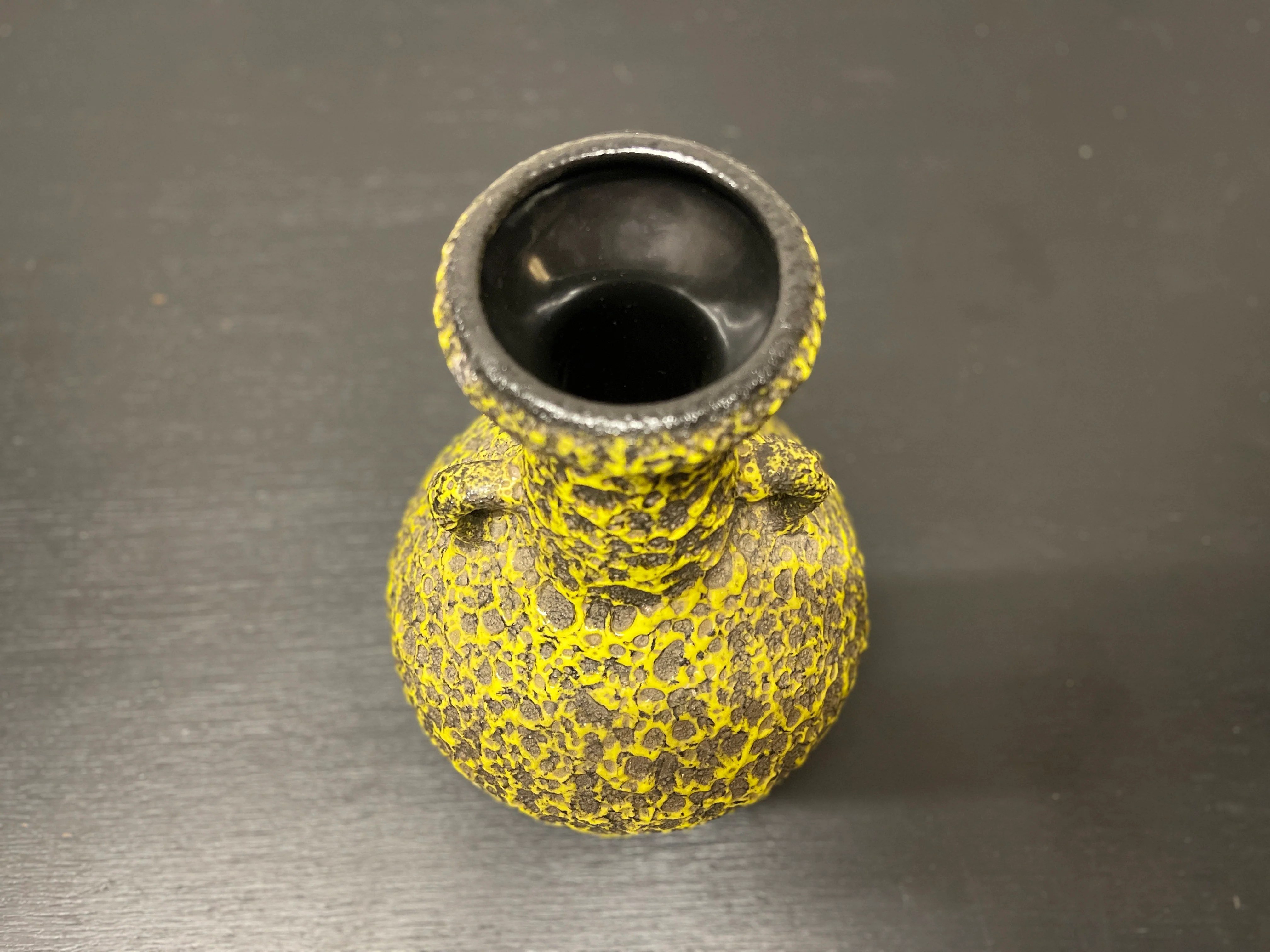 1960s West German Pottery Fat Lava Vase By Japecco 62/30 - Image 6