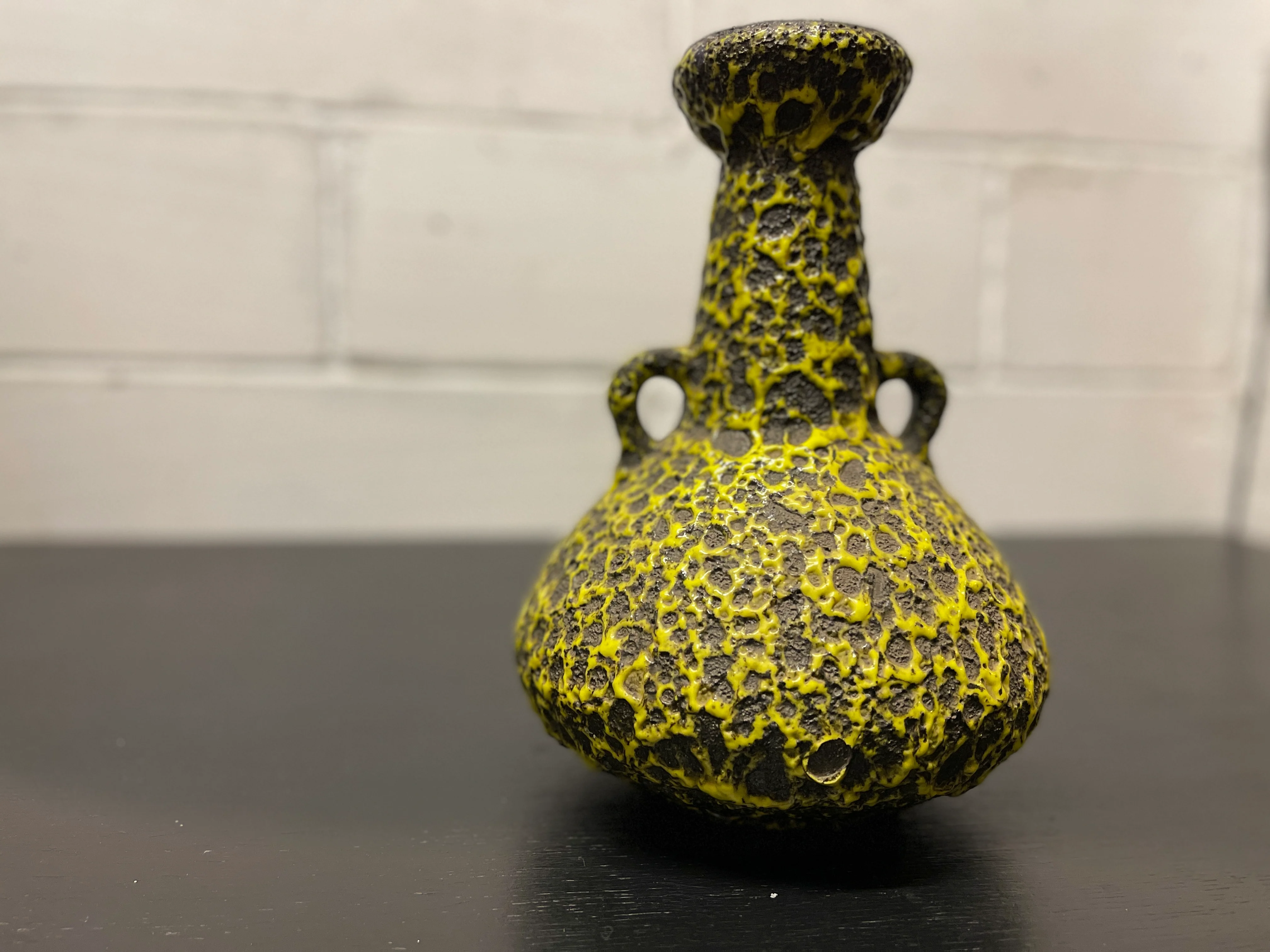 1960s West German Pottery Fat Lava Vase By Japecco 62/30 - Image 7