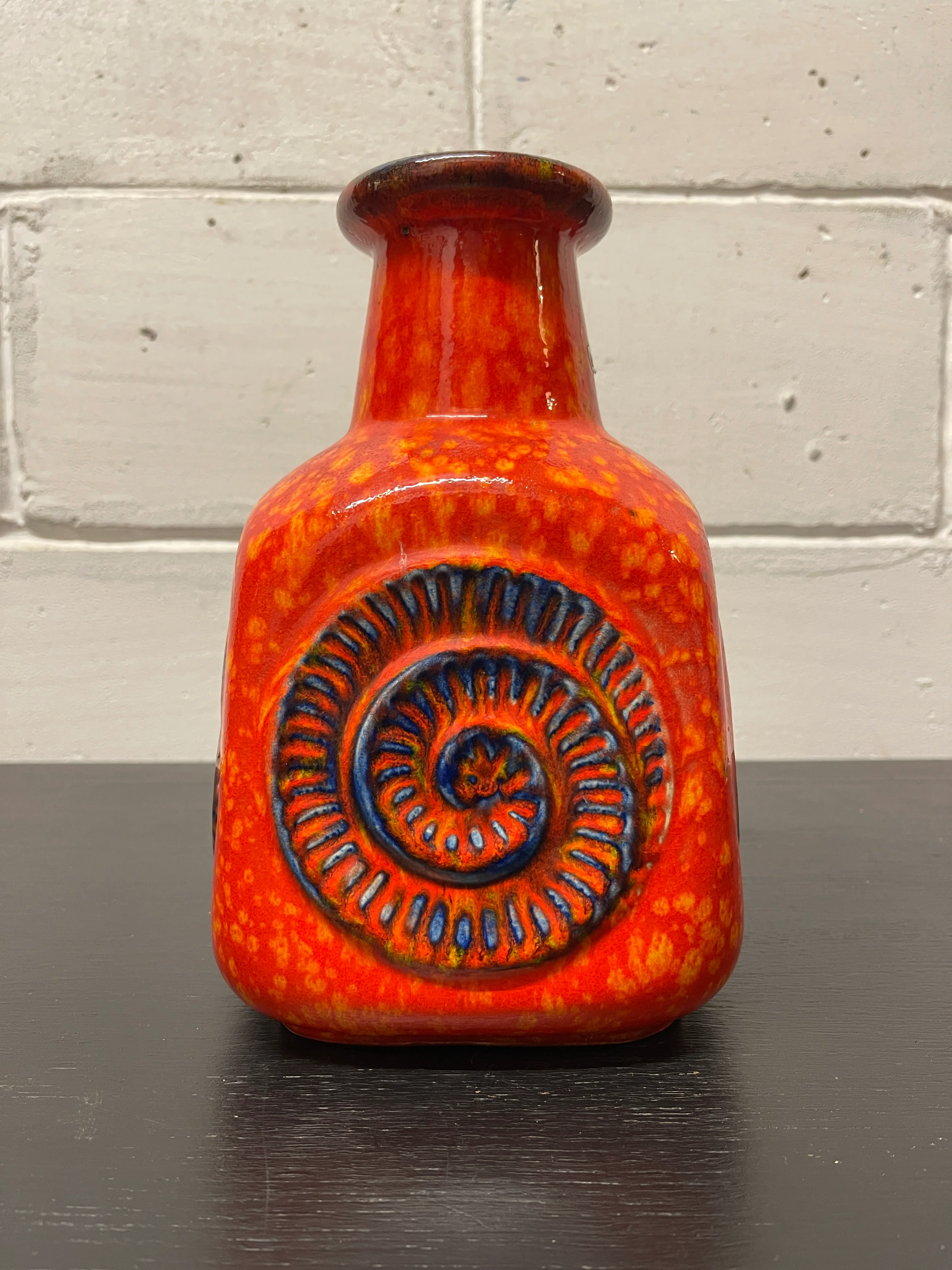 1960s West German Pottery Fossil Vase By Bay 80/25 - Image 2
