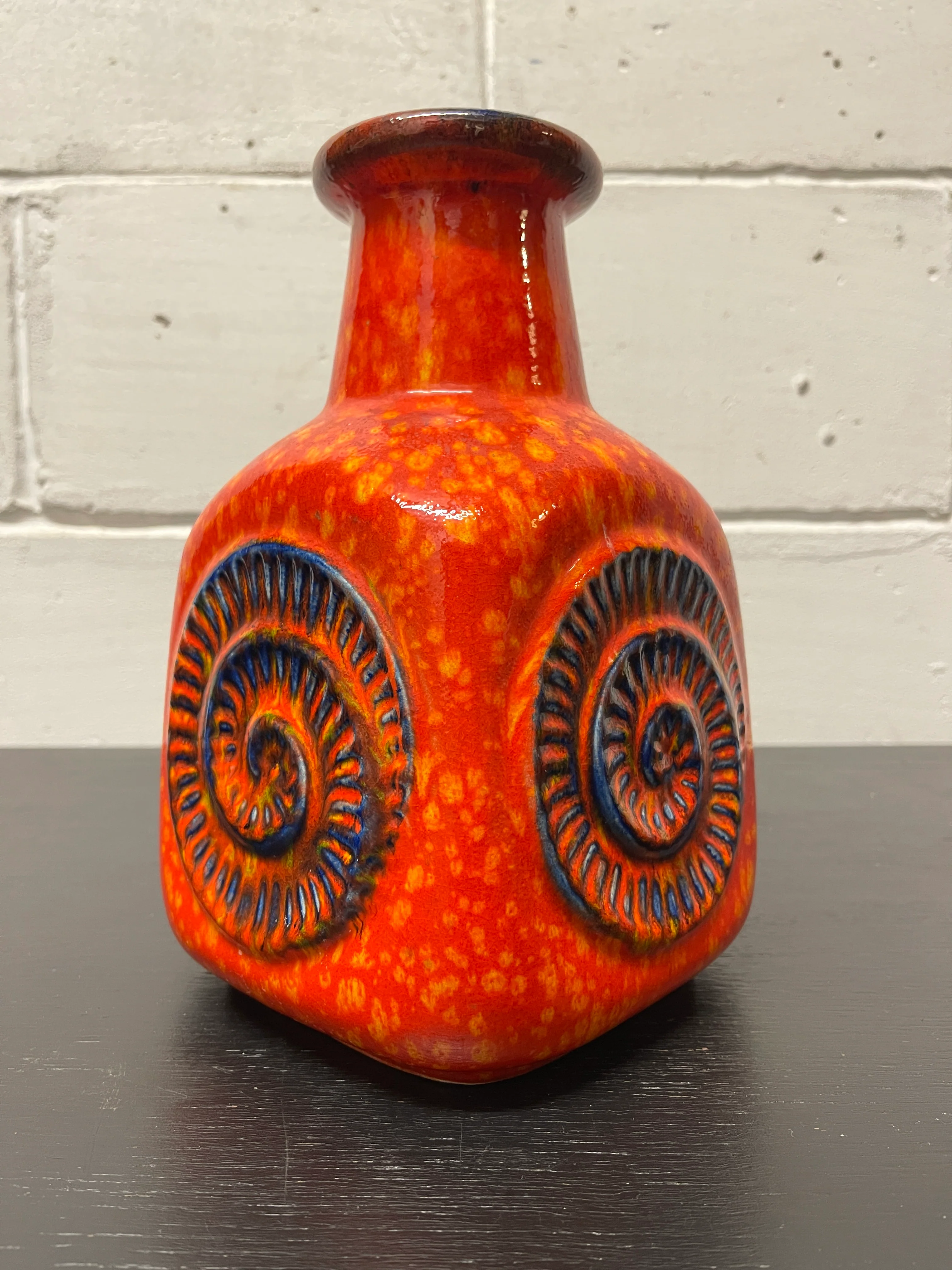 1960s West German Pottery Fossil Vase By Bay 80/25 - Image 3