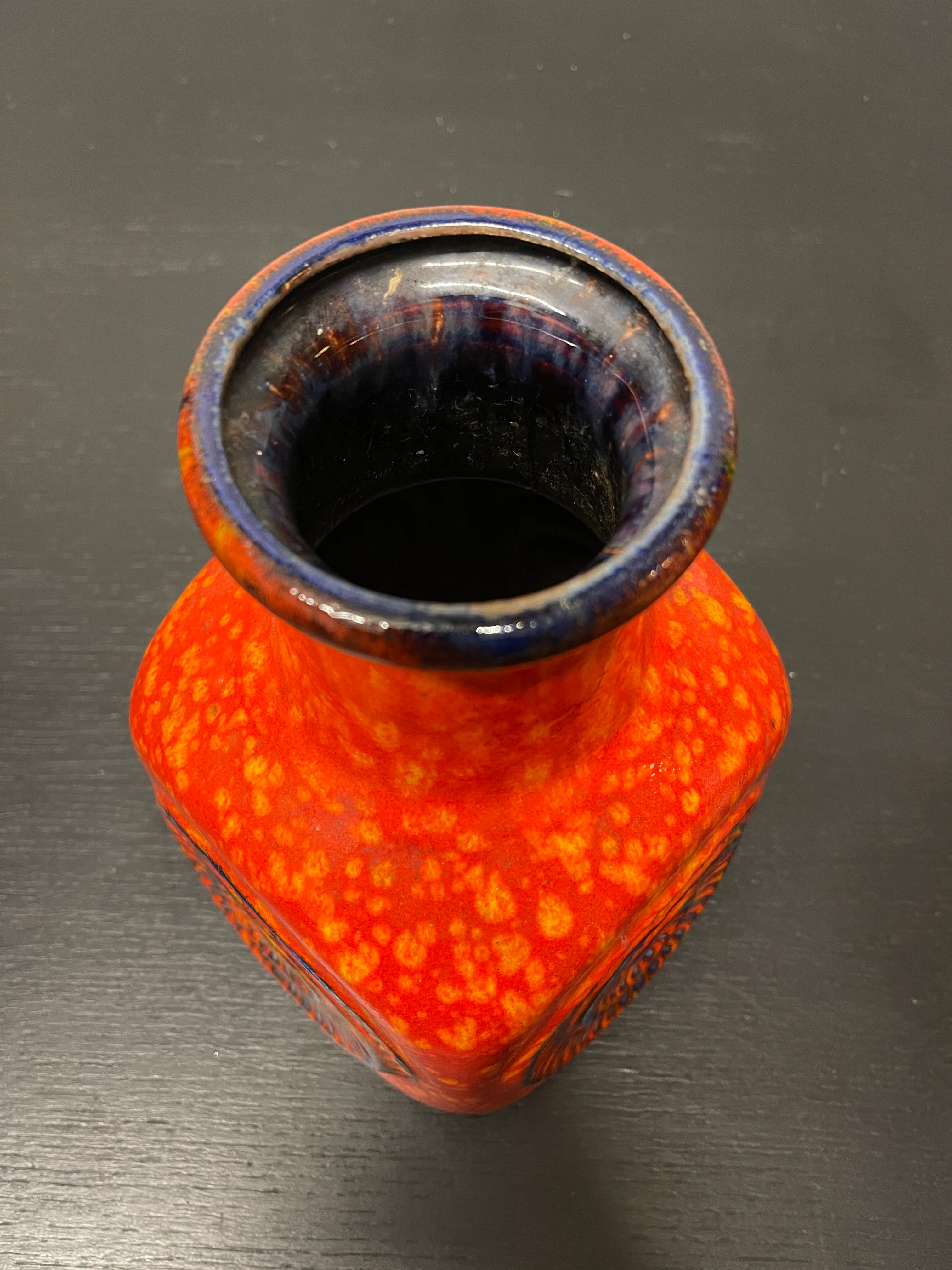 1960s West German Pottery Fossil Vase By Bay 80/25 - Image 5