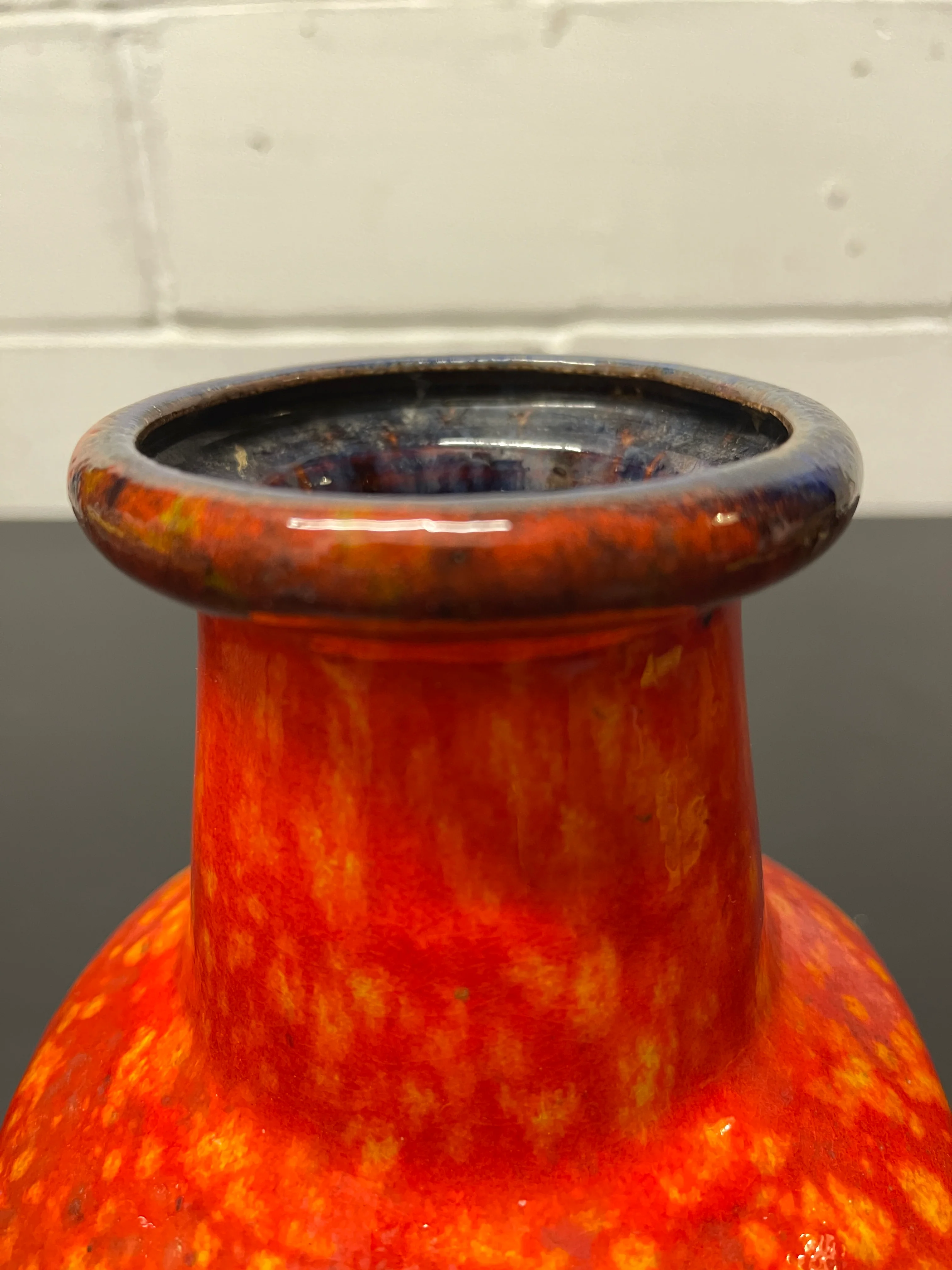 1960s West German Pottery Fossil Vase By Bay 80/25 - Image 8