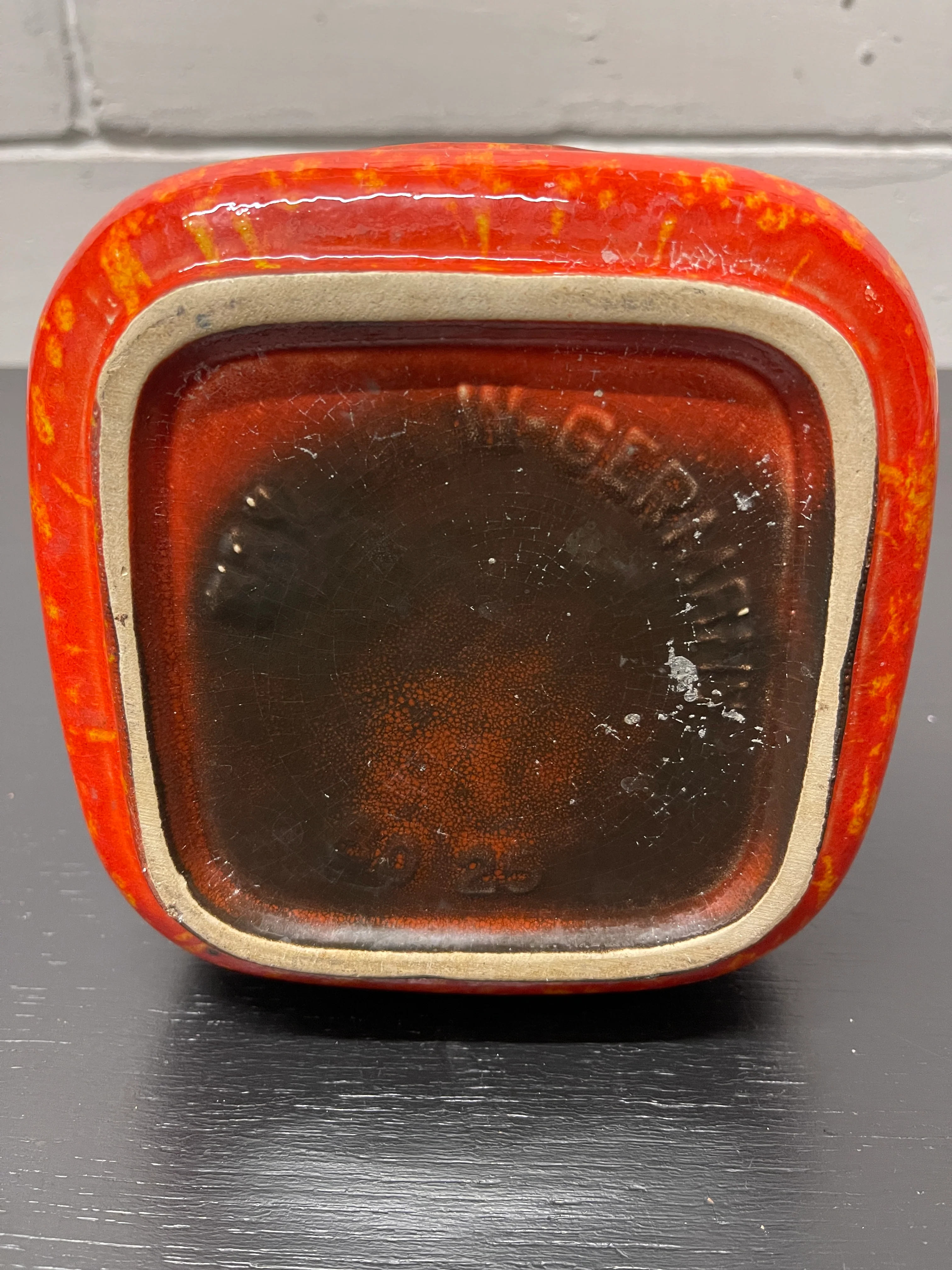 1960s West German Pottery Fossil Vase By Bay 80/25 - Image 9