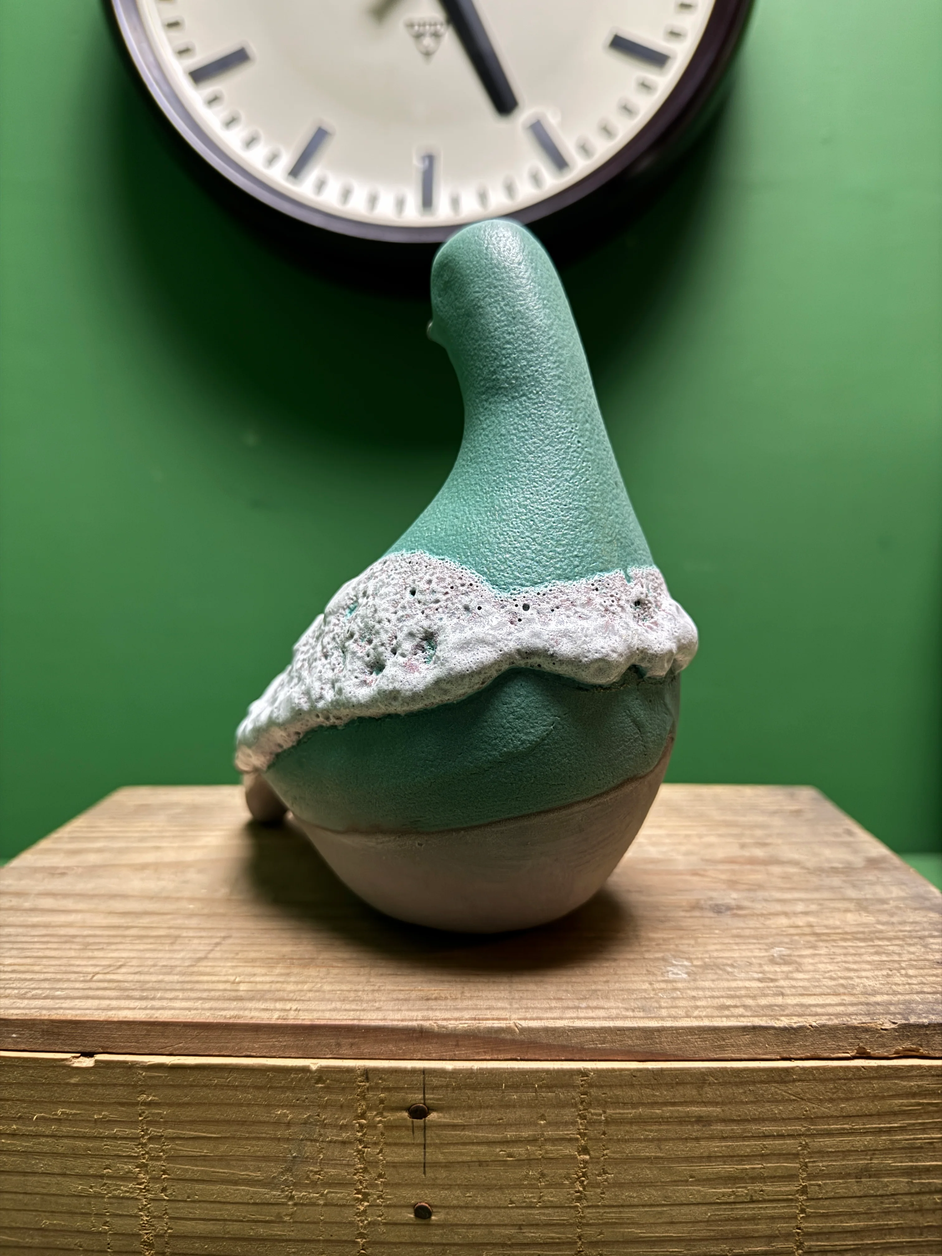 Ceramic Pigeon By Renowned Design Ceramicist Saliha Kartal - Image 2
