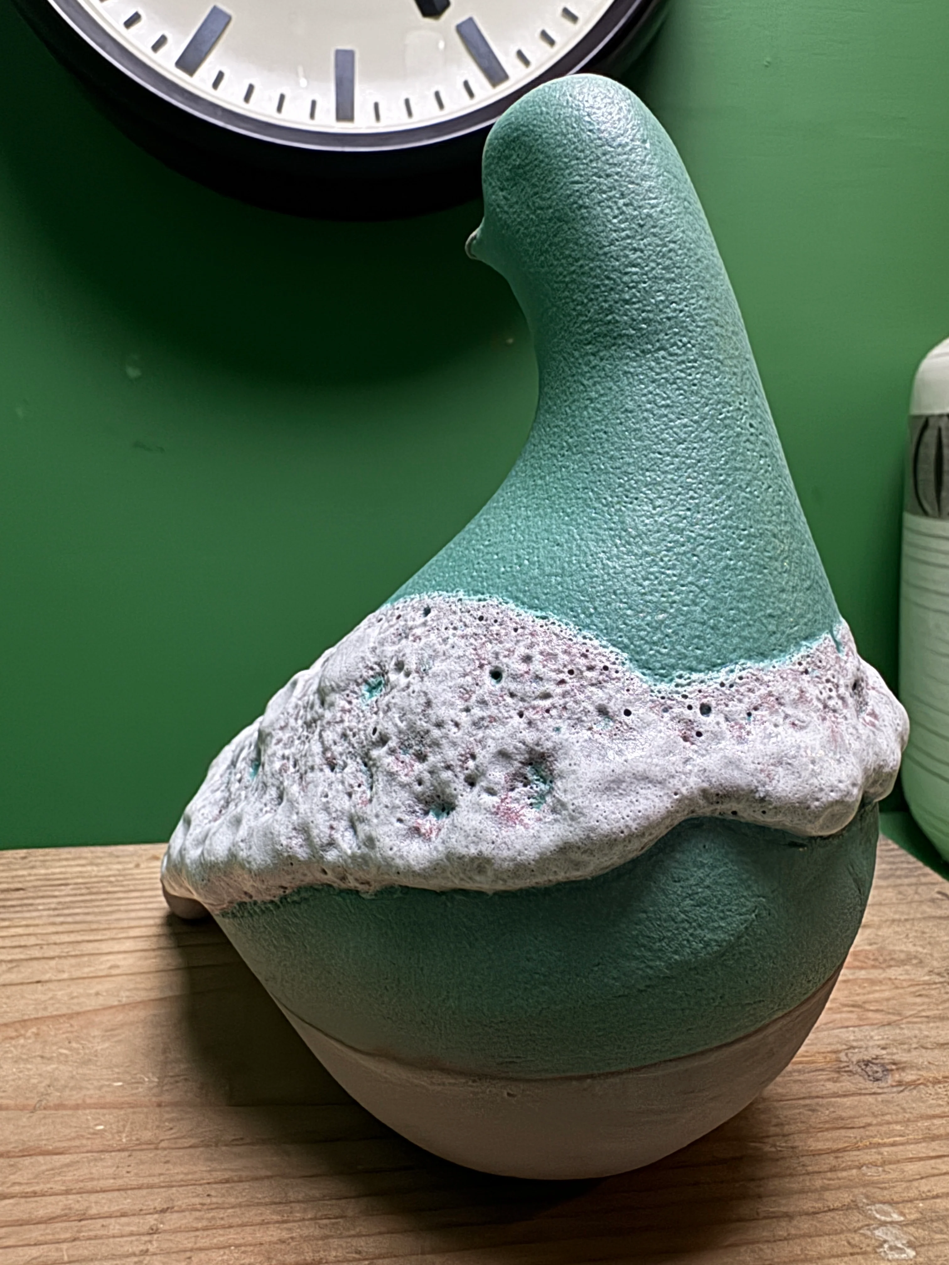 Ceramic Pigeon By Renowned Design Ceramicist Saliha Kartal - Image 3