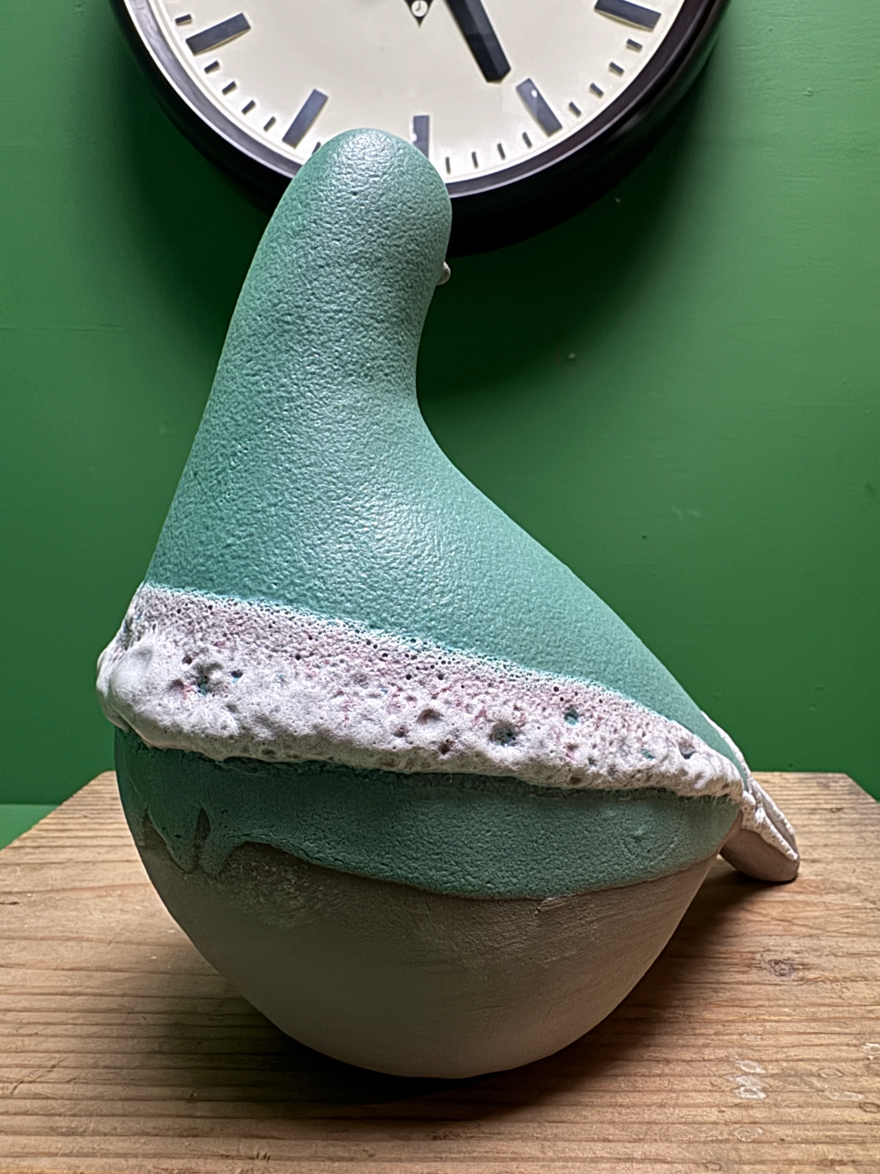 Ceramic Pigeon By Renowned Design Ceramicist Saliha Kartal - Image 5