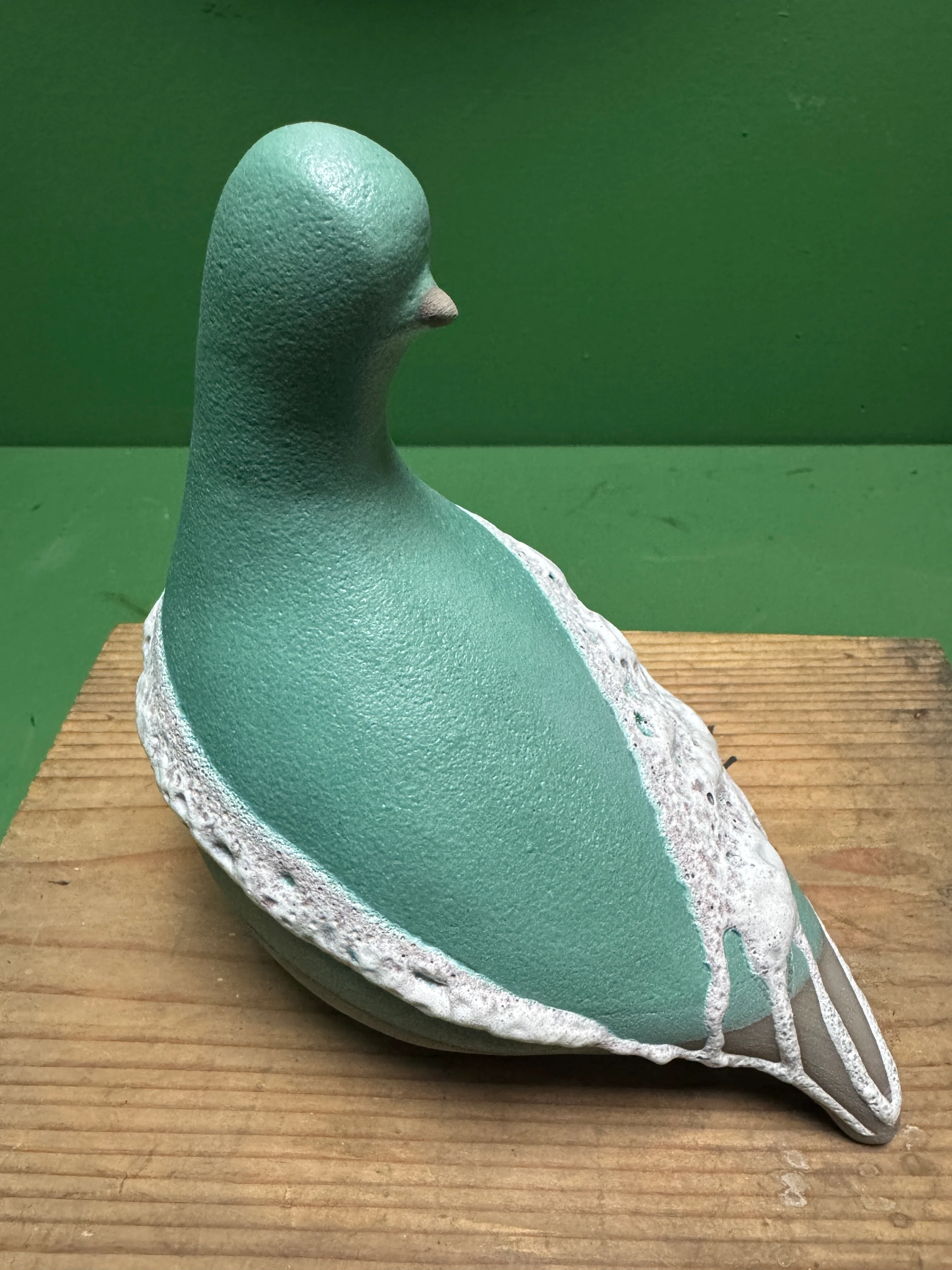 Ceramic Pigeon By Renowned Design Ceramicist Saliha Kartal - Image 9