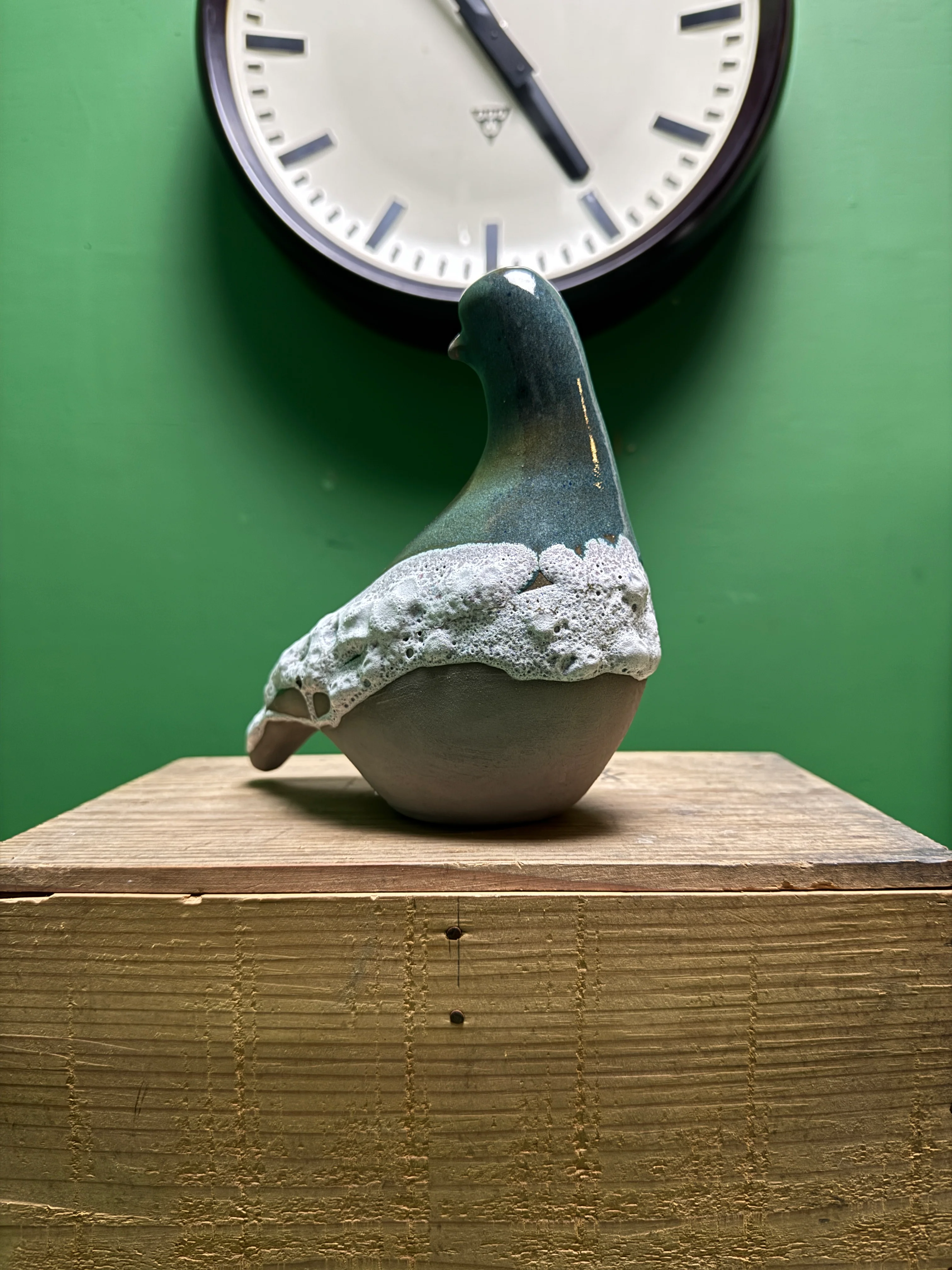 Ceramic Pigeon By Renowned Design Ceramicist Saliha Kartal - Image 2