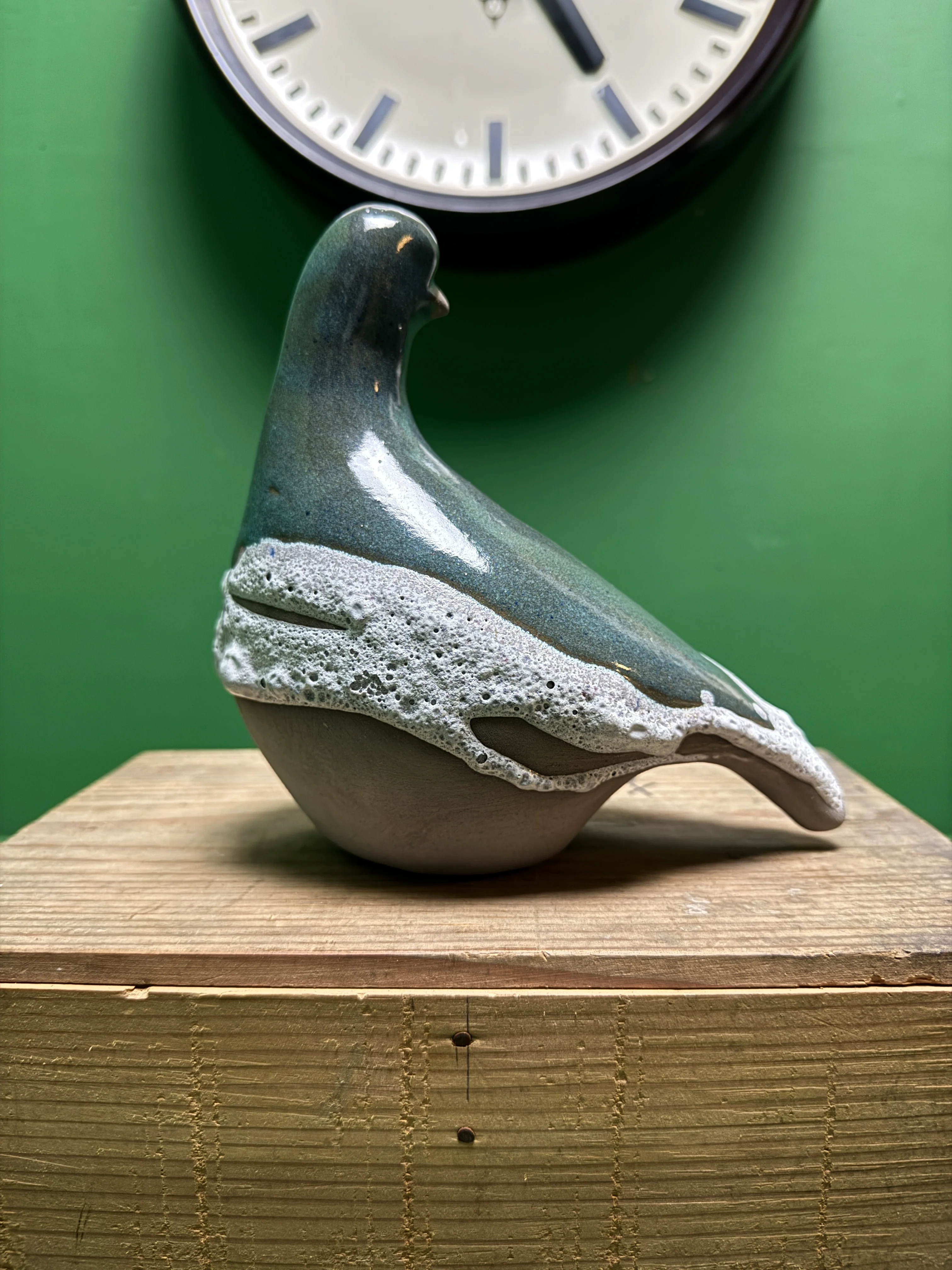 Ceramic Pigeon By Renowned Design Ceramicist Saliha Kartal - Image 7