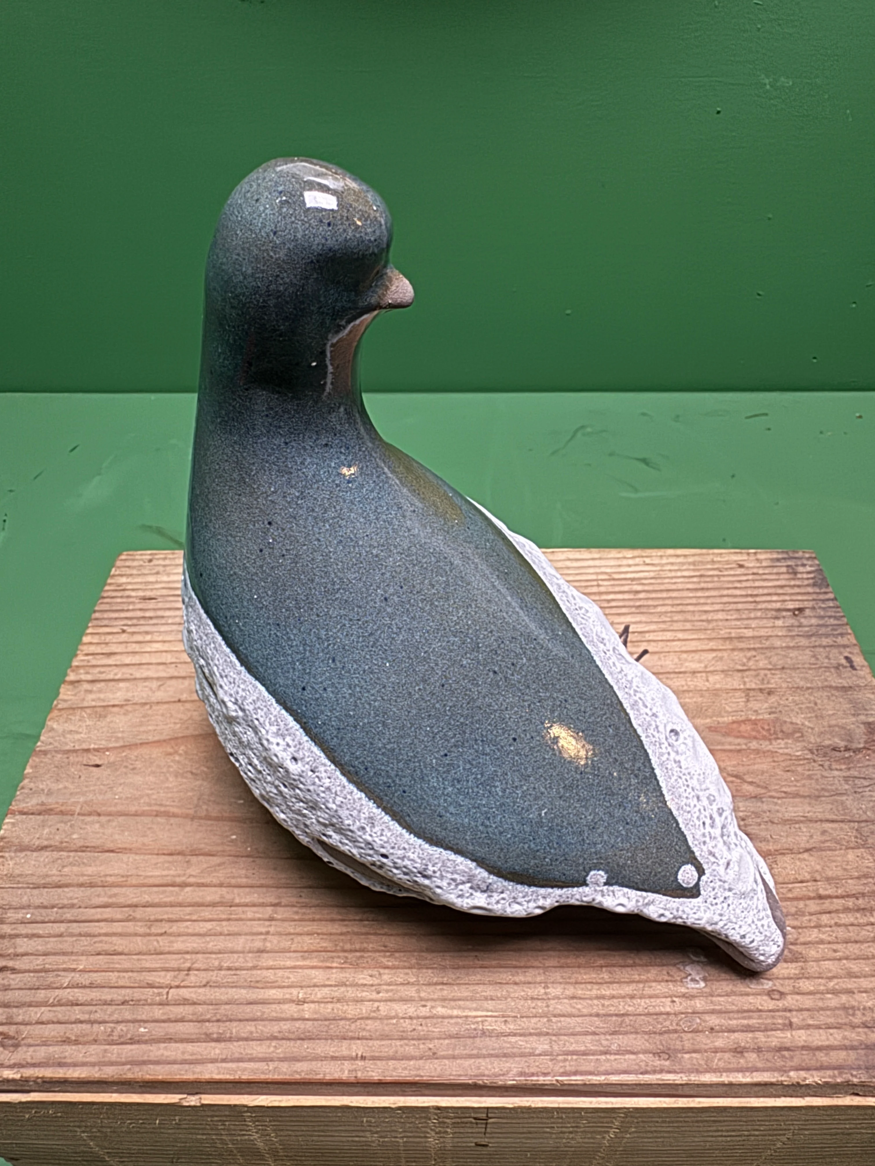 Ceramic Pigeon By Renowned Design Ceramicist Saliha Kartal - Image 9