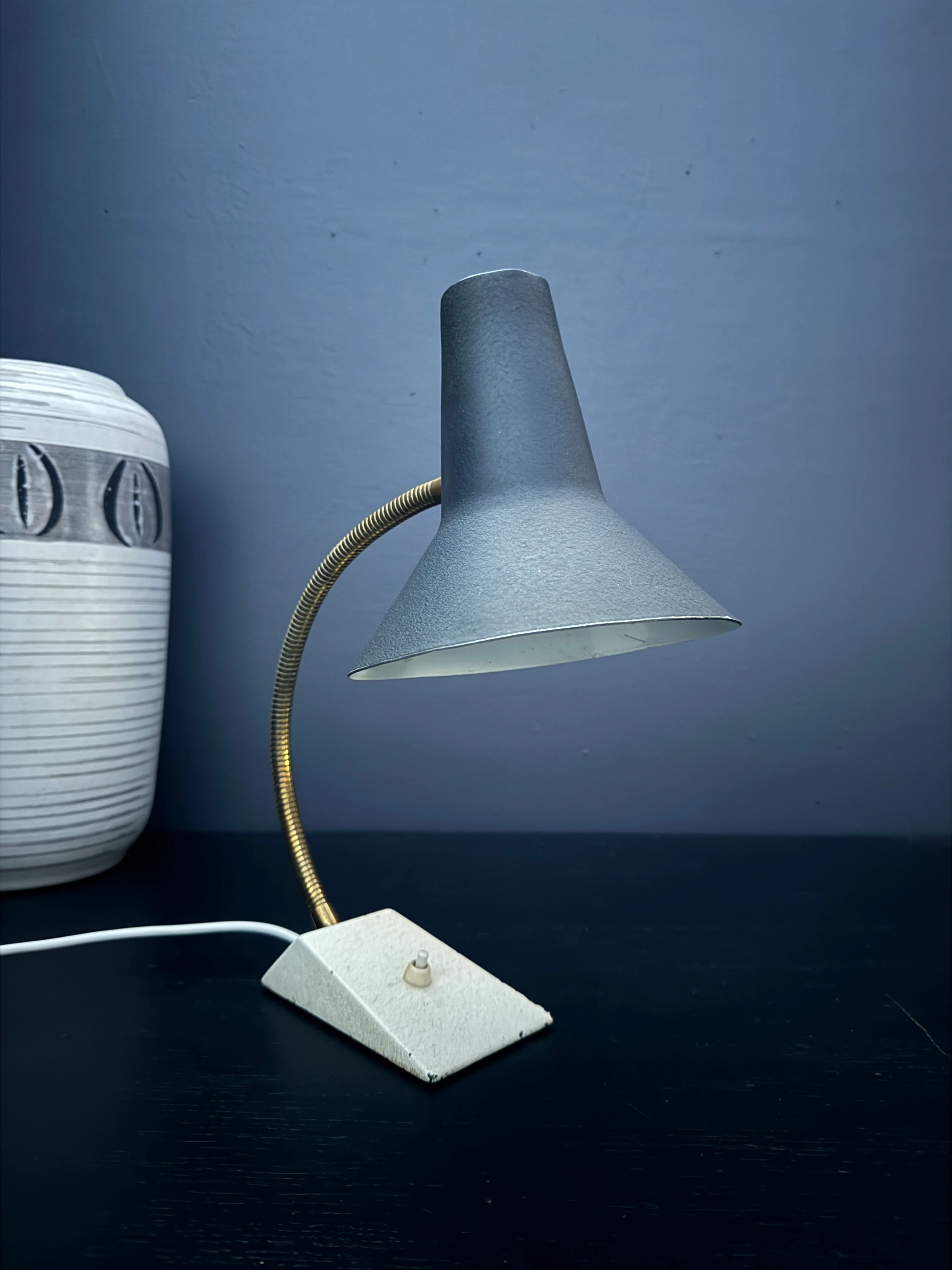Circa 1950s Goose Neck Desk Lamp By SIS Germany - Image 3